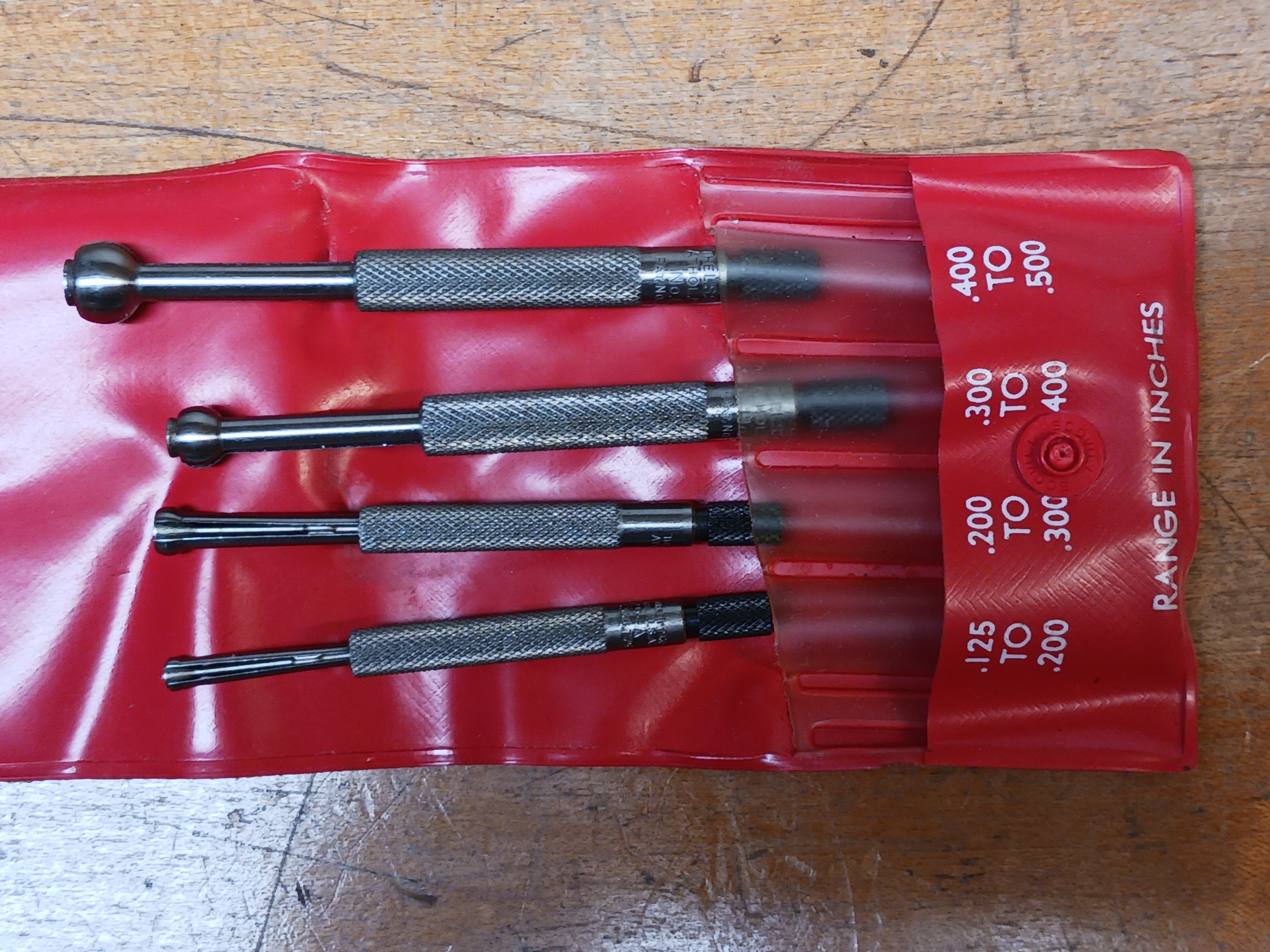 Starrett Small Holes Gage Set & Pouch No. S 829 E