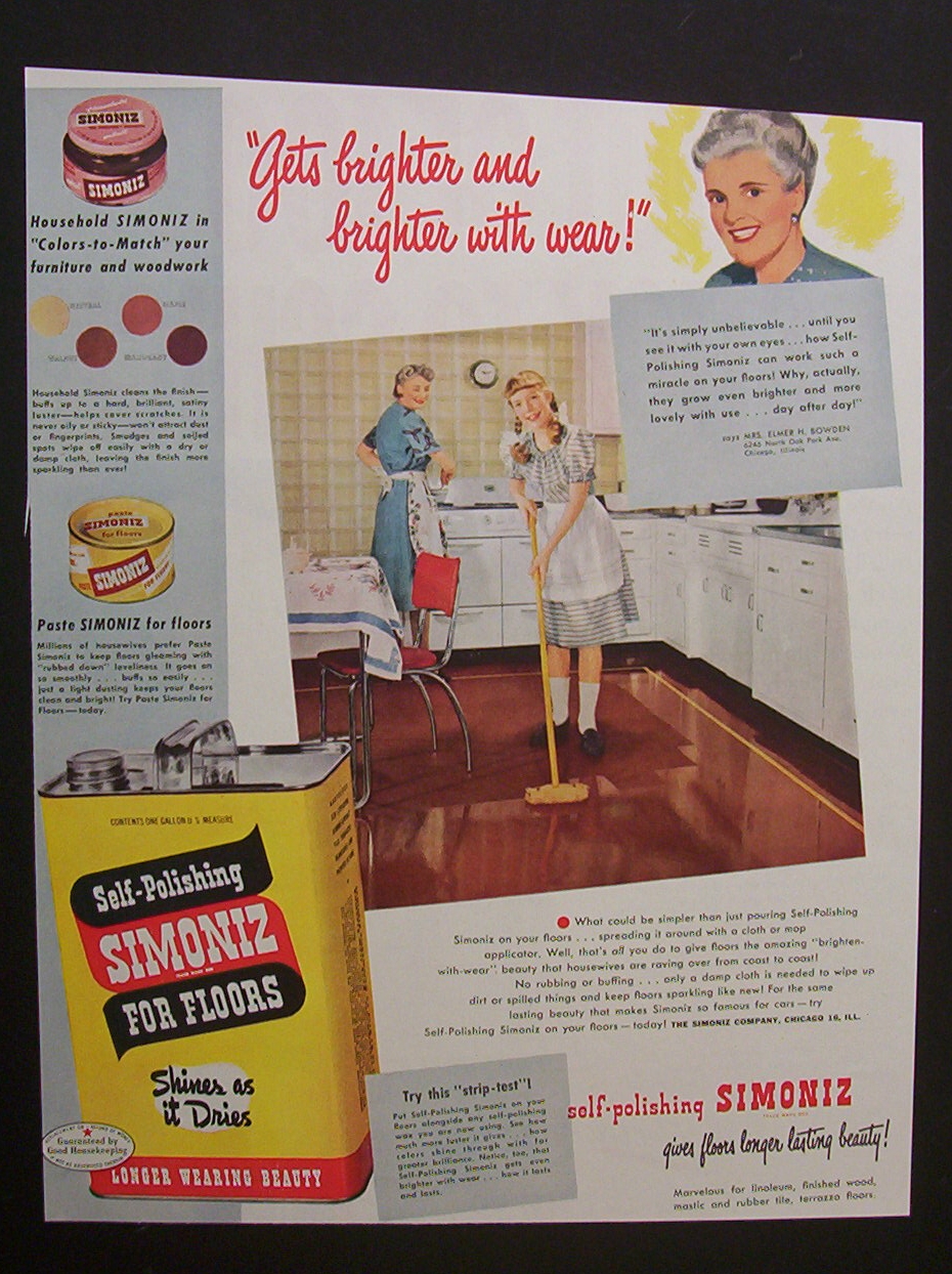 1948  Self-Polishing  Simoniz  for  Floors