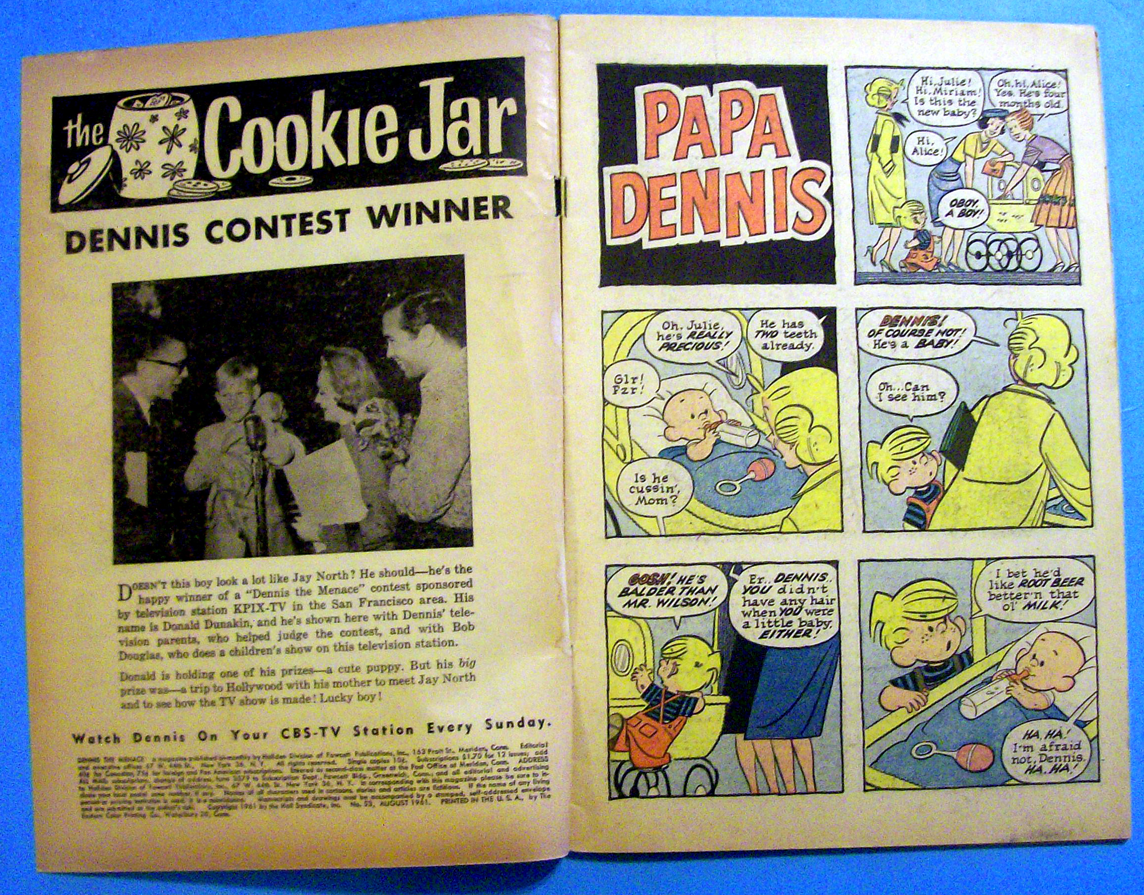 Dennis The Menace #53 August 1961 Papa Dennis