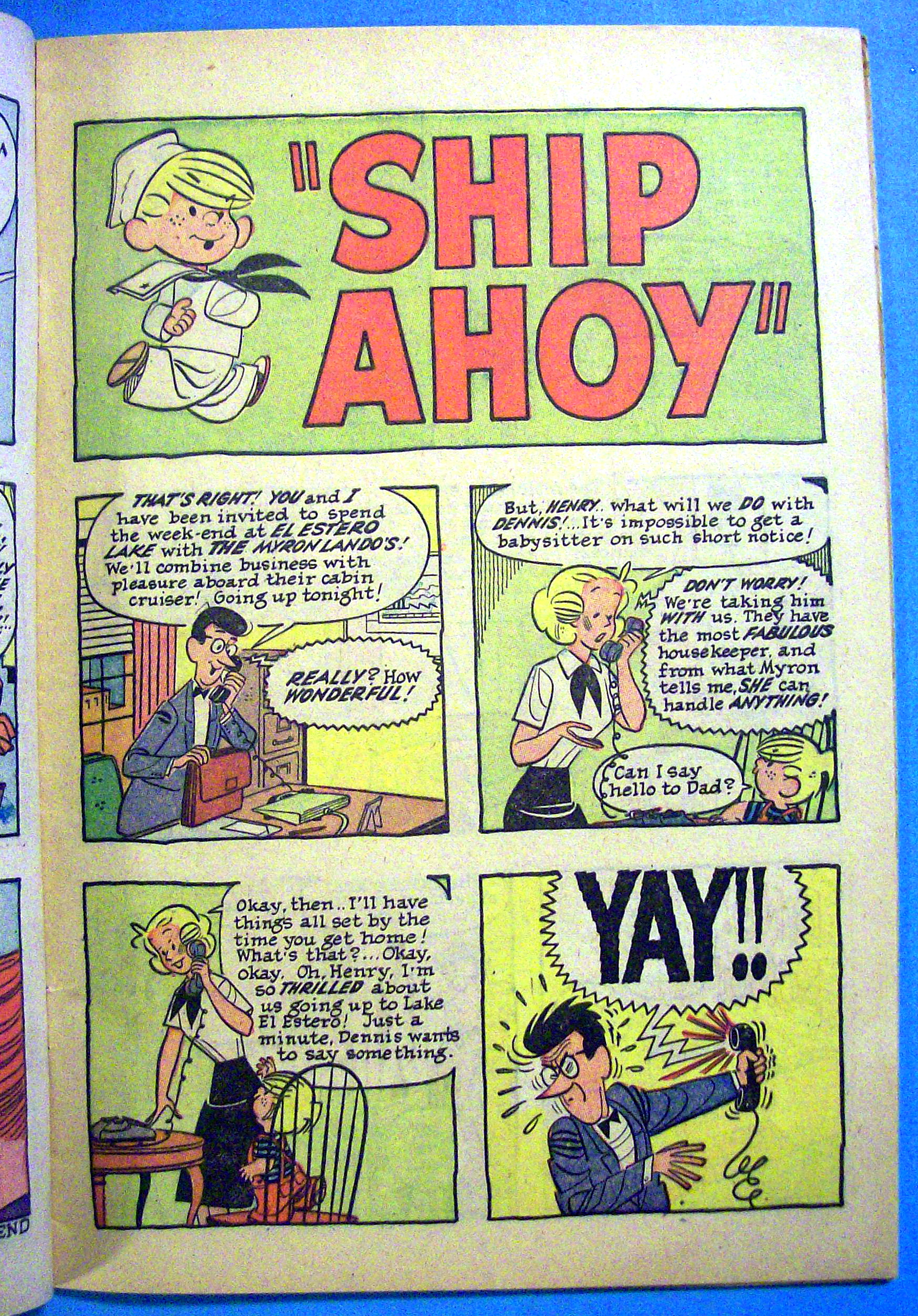 Dennis The Menace #53 August 1961 Papa Dennis