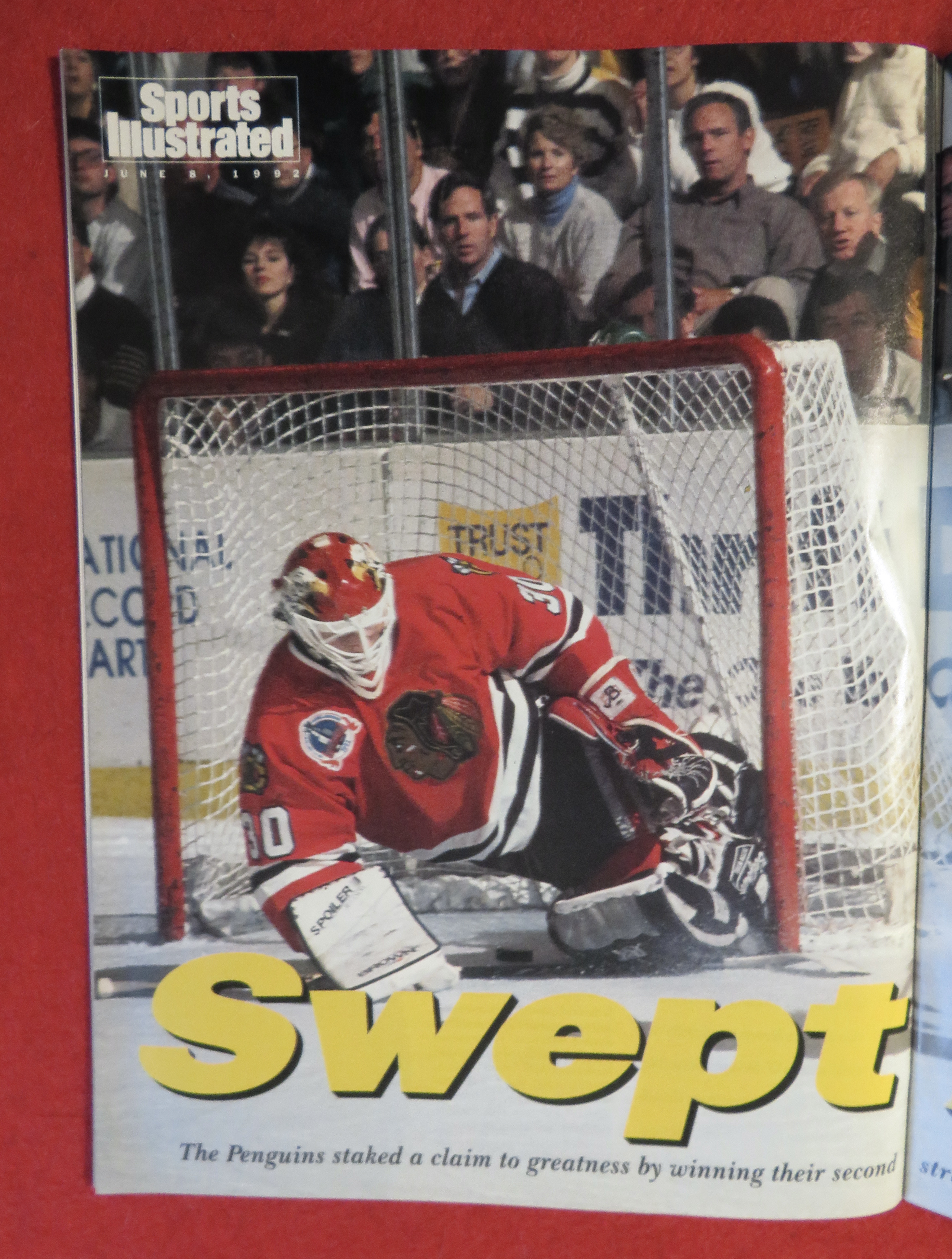 Sport Illustrated Magazine June 8, 1992 Mario Lemieux