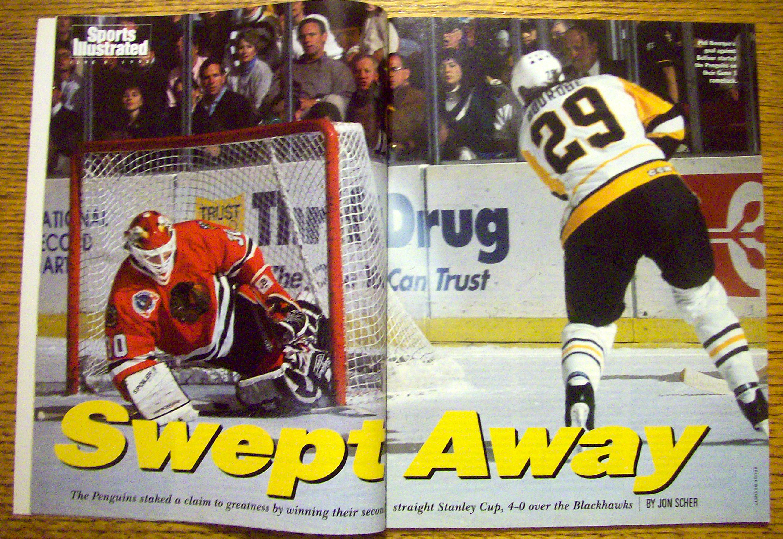 Sport Illustrated Magazine June 8, 1992 Mario Lemieux