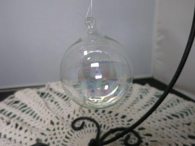 Blown Glass Ball Ornament