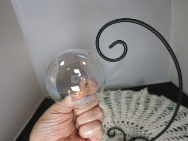 Blown Glass Ball Ornament