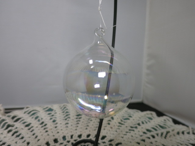 Blown Glass Ball Ornament