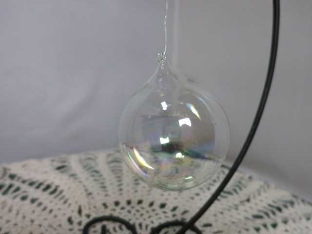 Blown Glass Ball Ornament