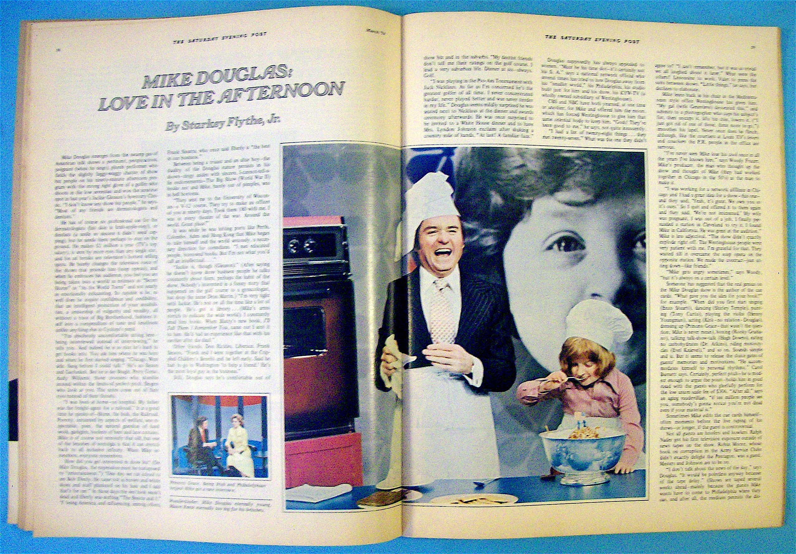 Saturday Evening Post Magazine March 1974 Mike Douglas