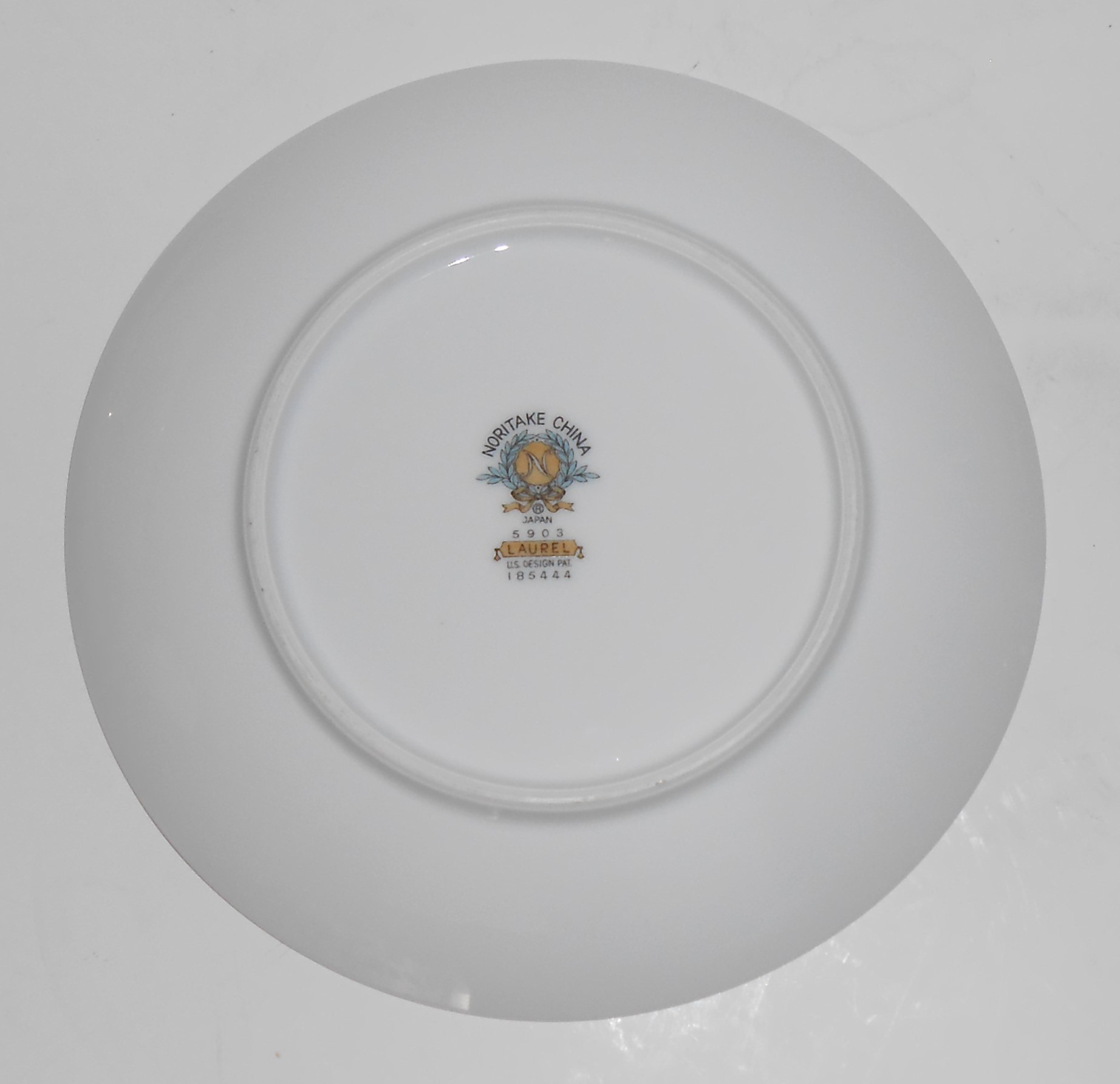 Noritake China Porcelain Laurel w/Gold 5903 Bread Plate