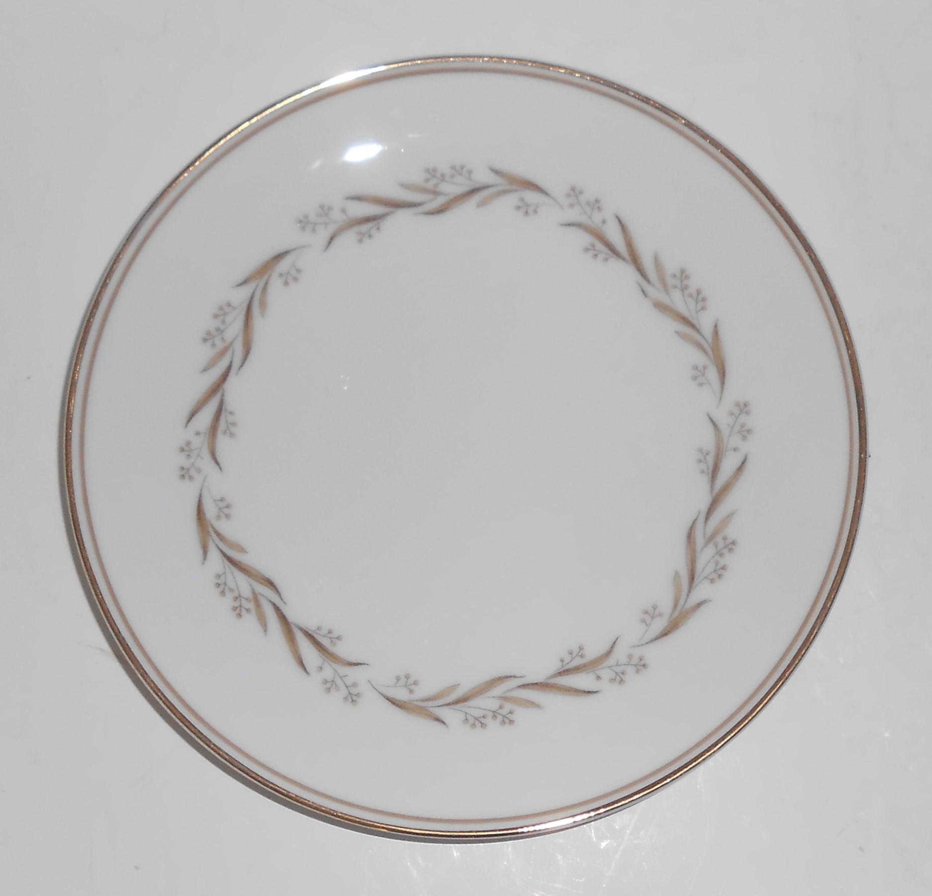 Noritake China Porcelain Laurel w/Gold 5903 Bread Plate