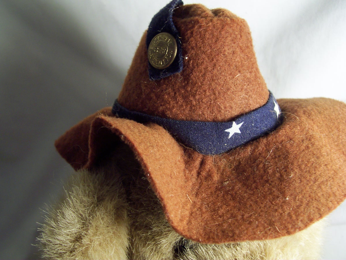 Brass Button Bear Cody Teddy Bear
