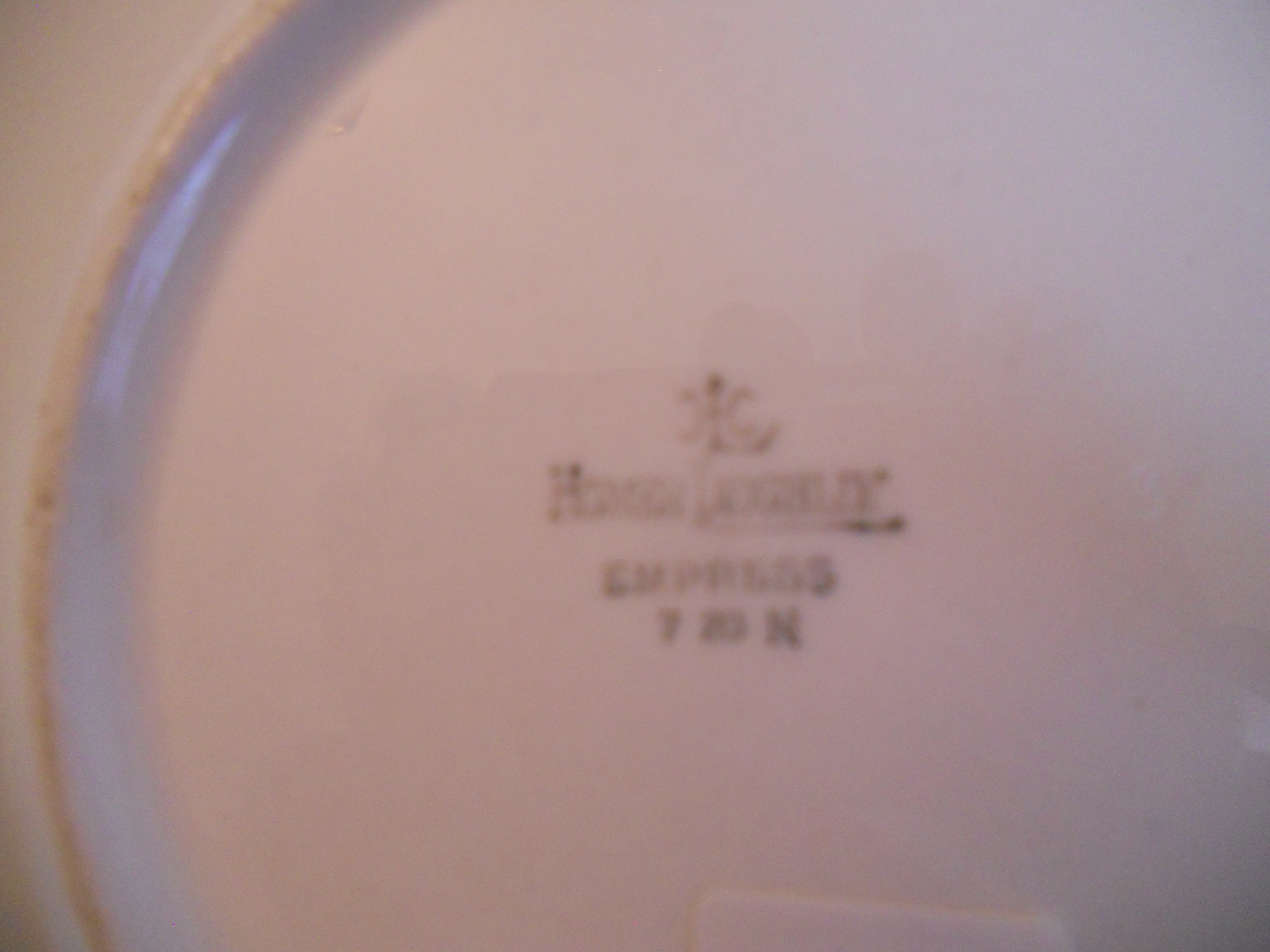 Homer Laughlin Gravy Empress with under plate