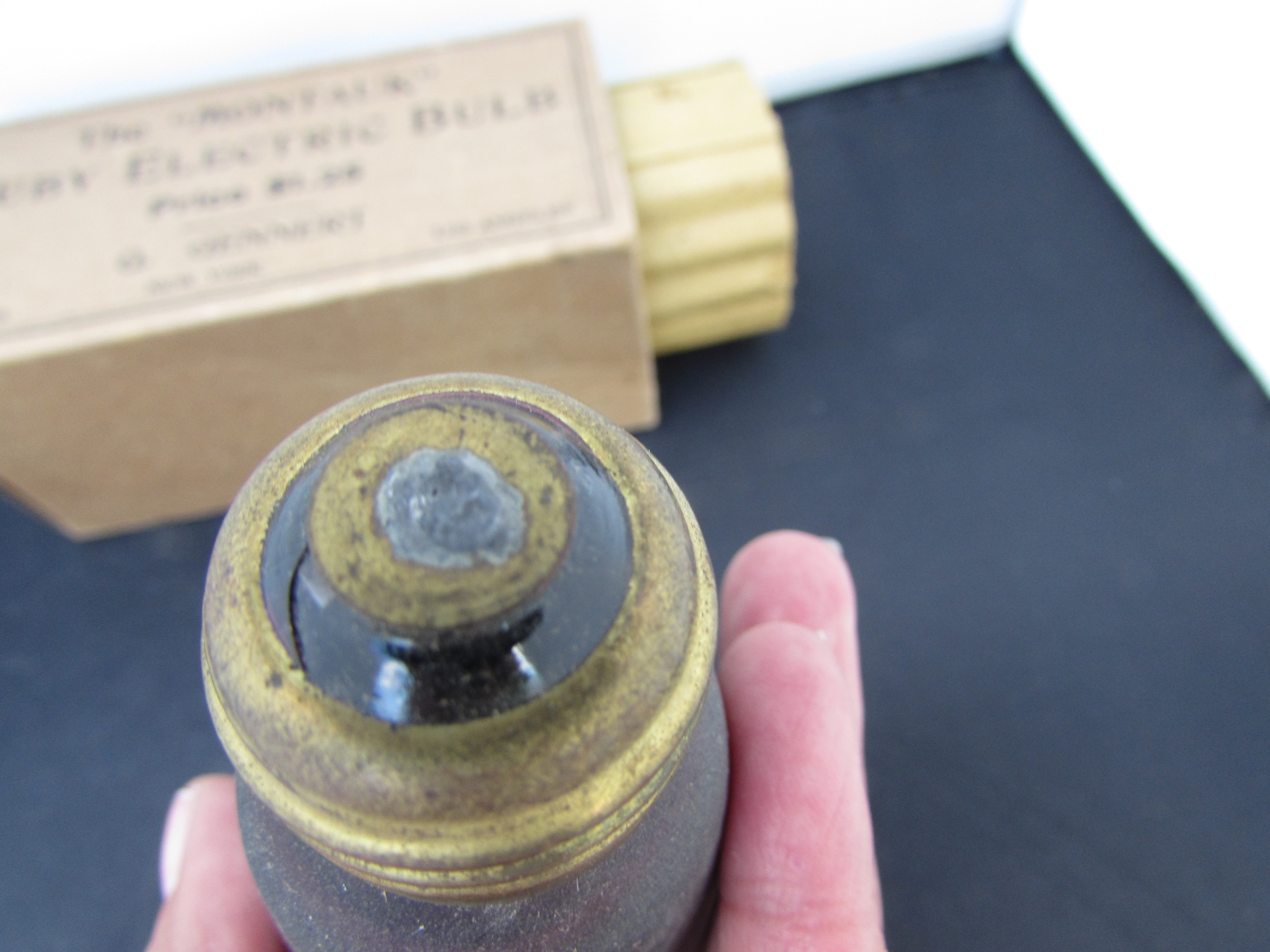 Montauk Ruby Electric Bulb G Gennert Photographic 1890