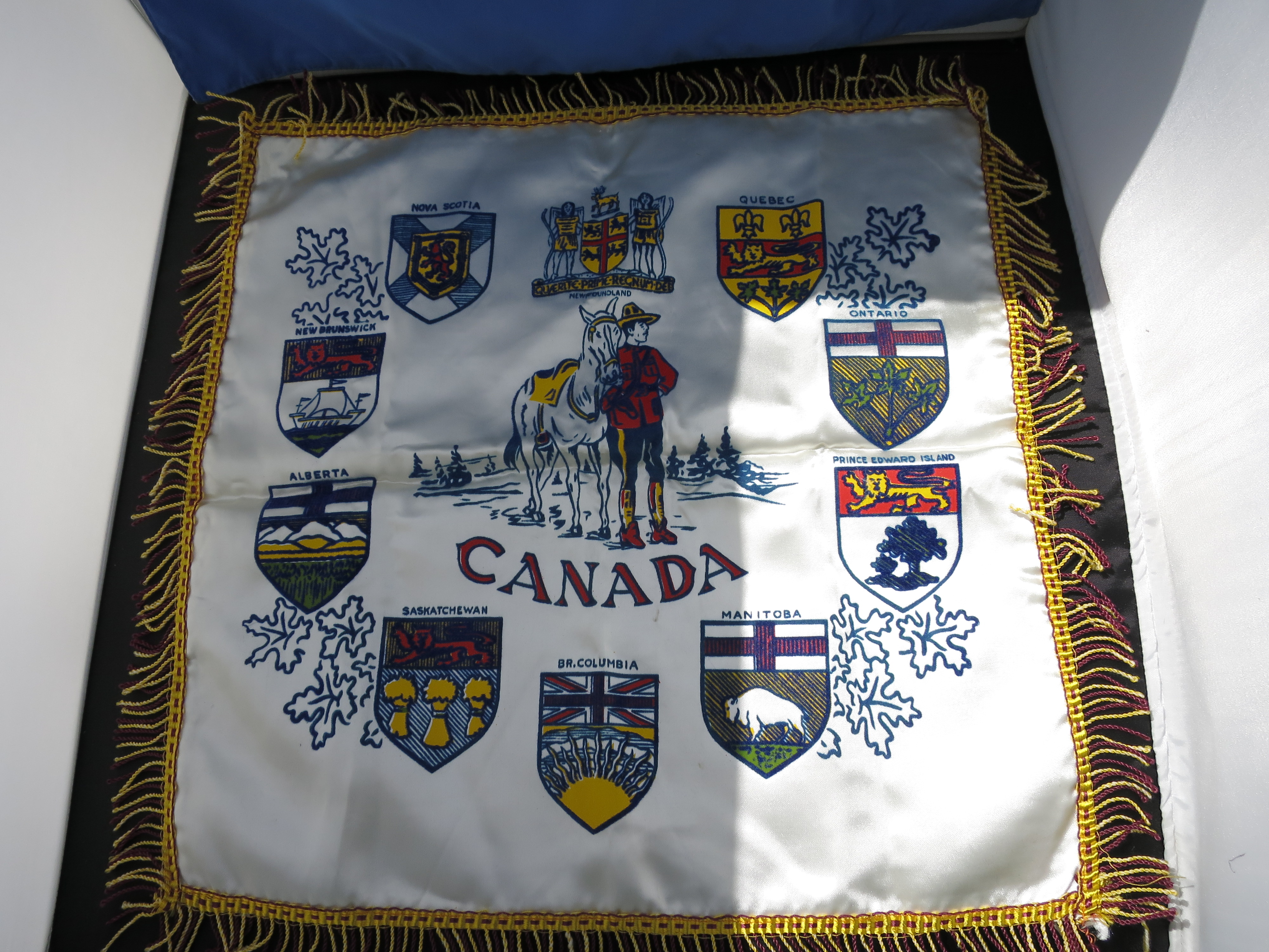 Canada Coat of Arms Silk Pillow Case