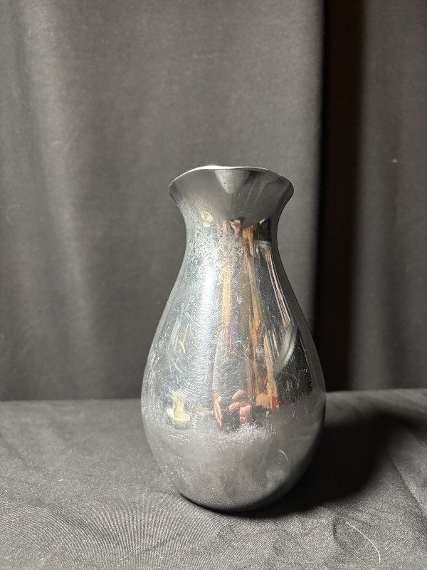 Spain Aluminum Metal Pitcher 6” Mid Century MCM Spanish MMM (ToteW)