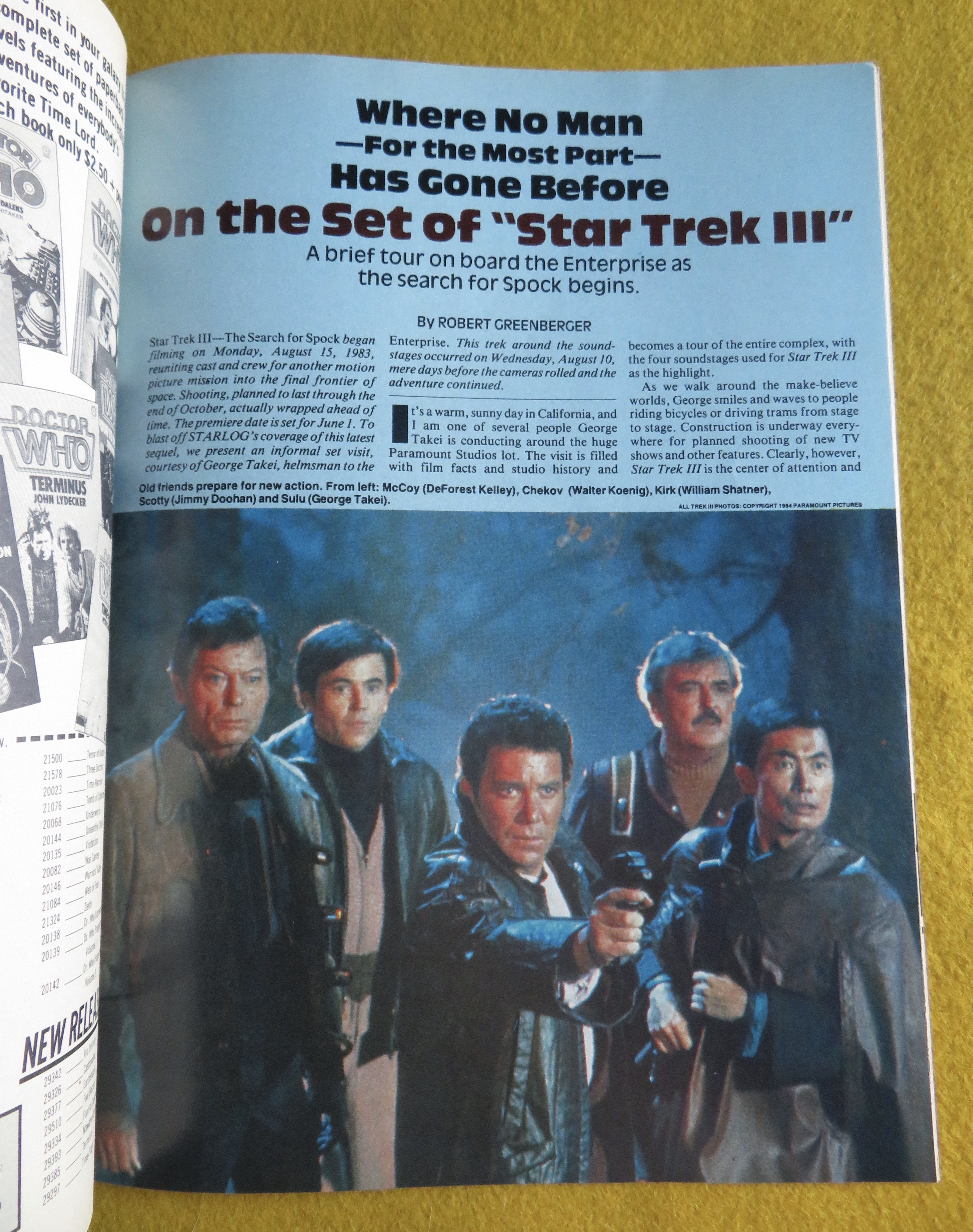 Starlog Magazine March 1984 Jedi Secrets Revealed