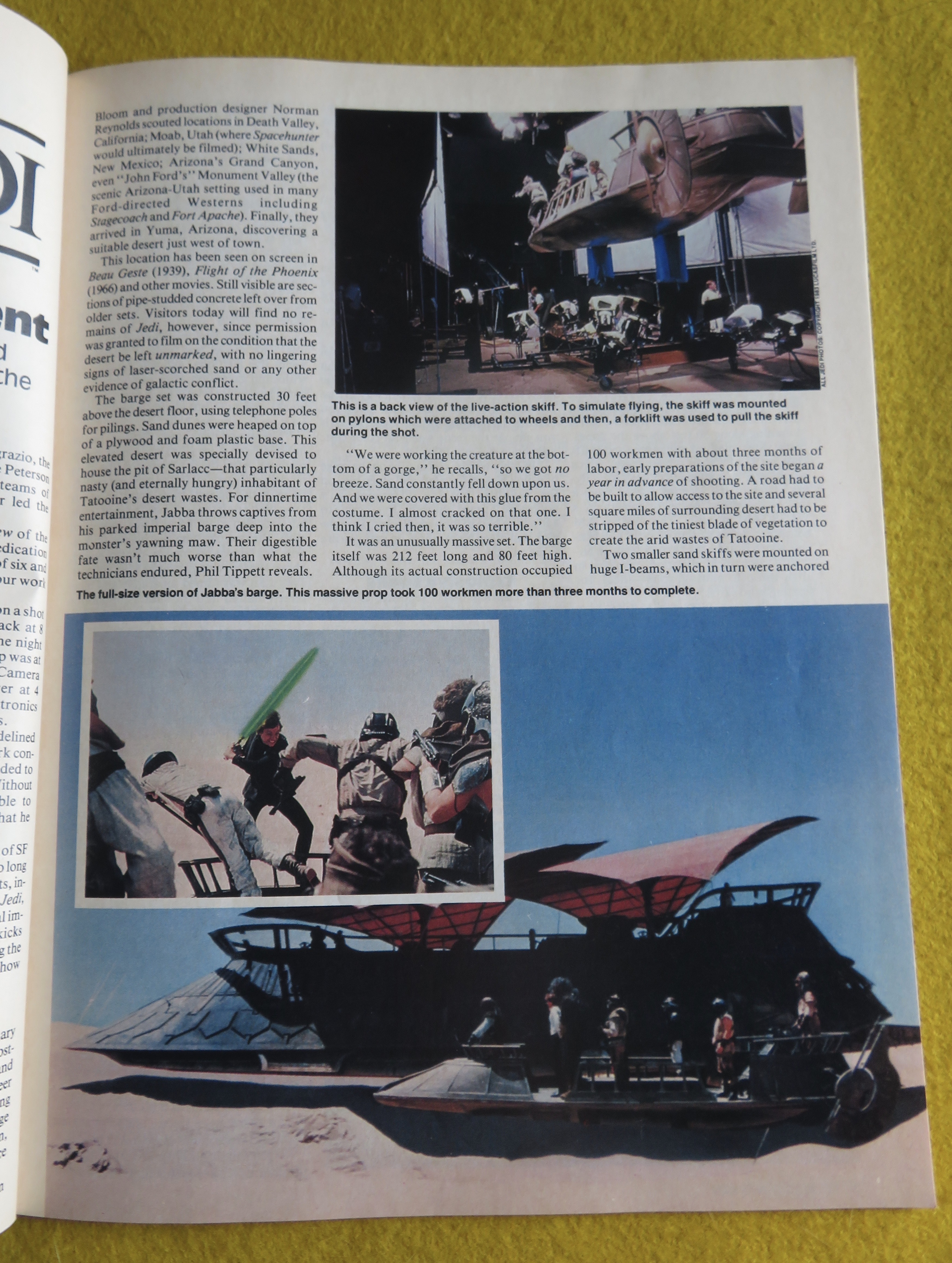 Starlog Magazine March 1984 Jedi Secrets Revealed