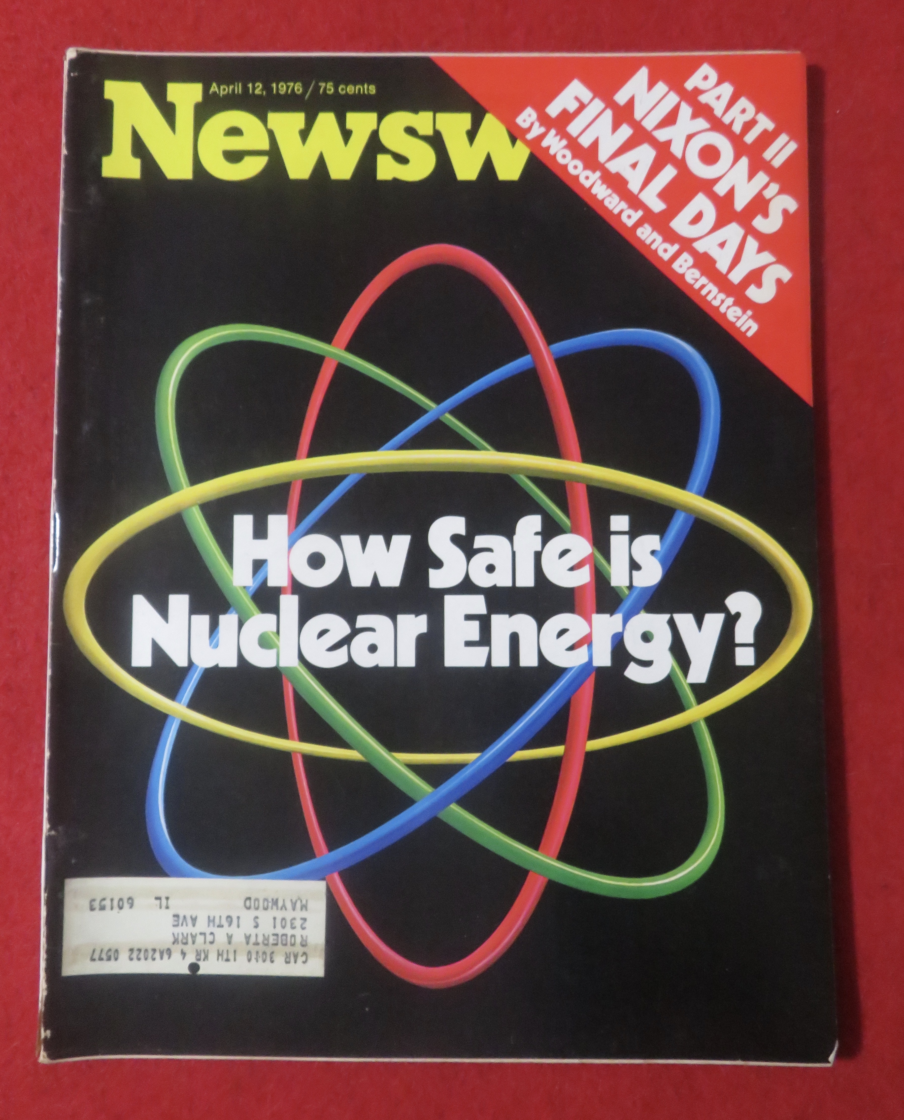 Newsweek Magazine April 12, 1976 Nixon's Final Days II