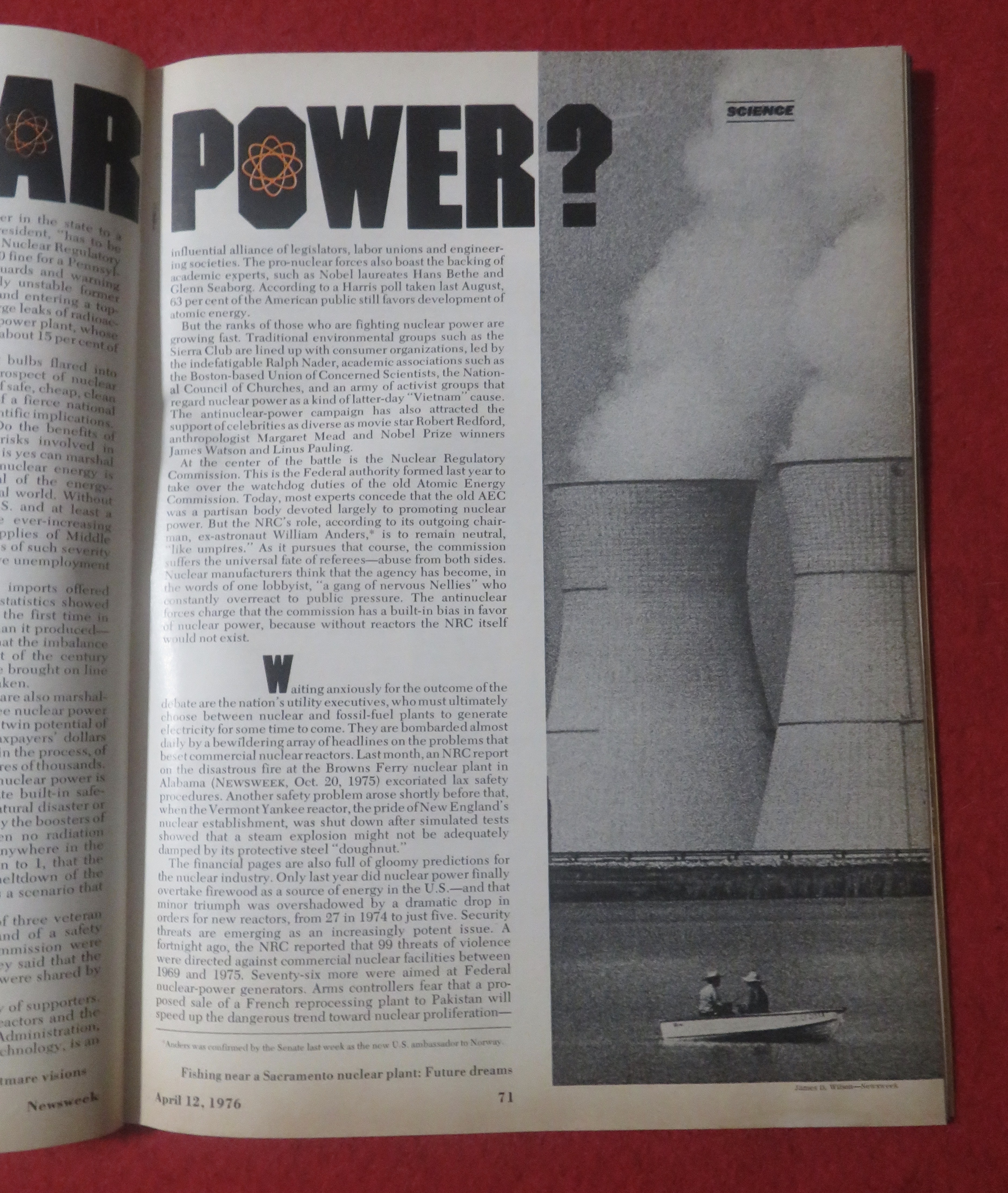 Newsweek Magazine April 12, 1976 Nixon's Final Days II