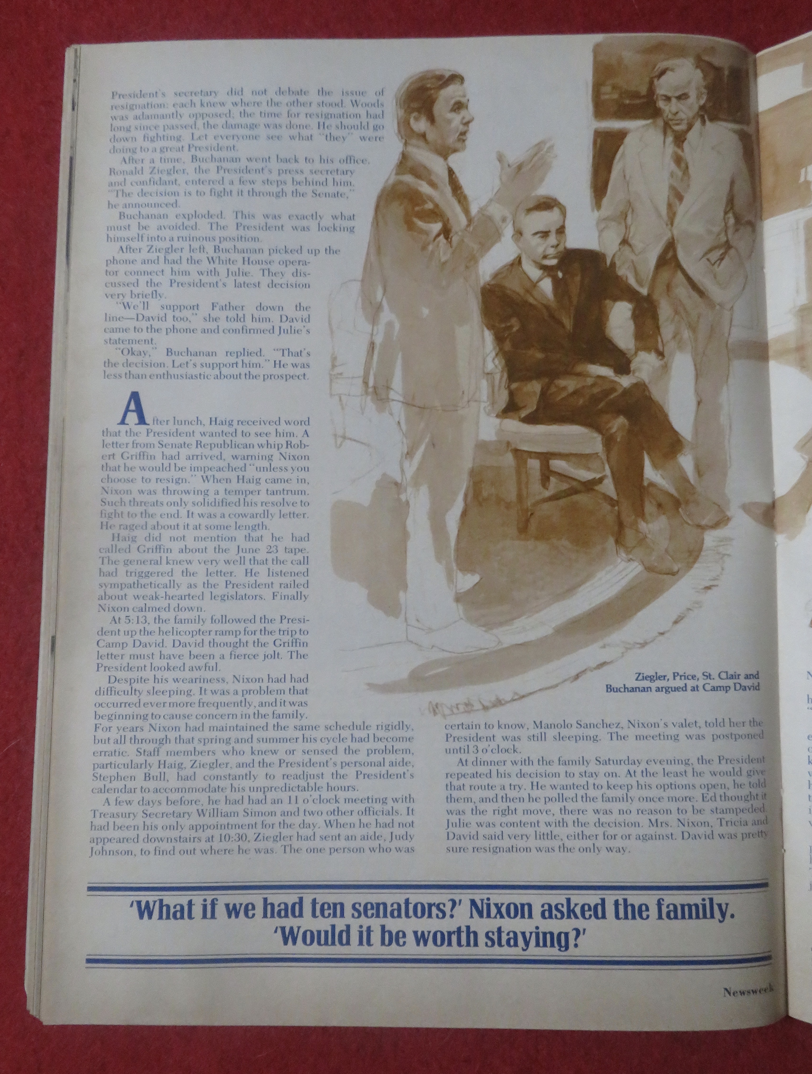 Newsweek Magazine April 12, 1976 Nixon's Final Days II