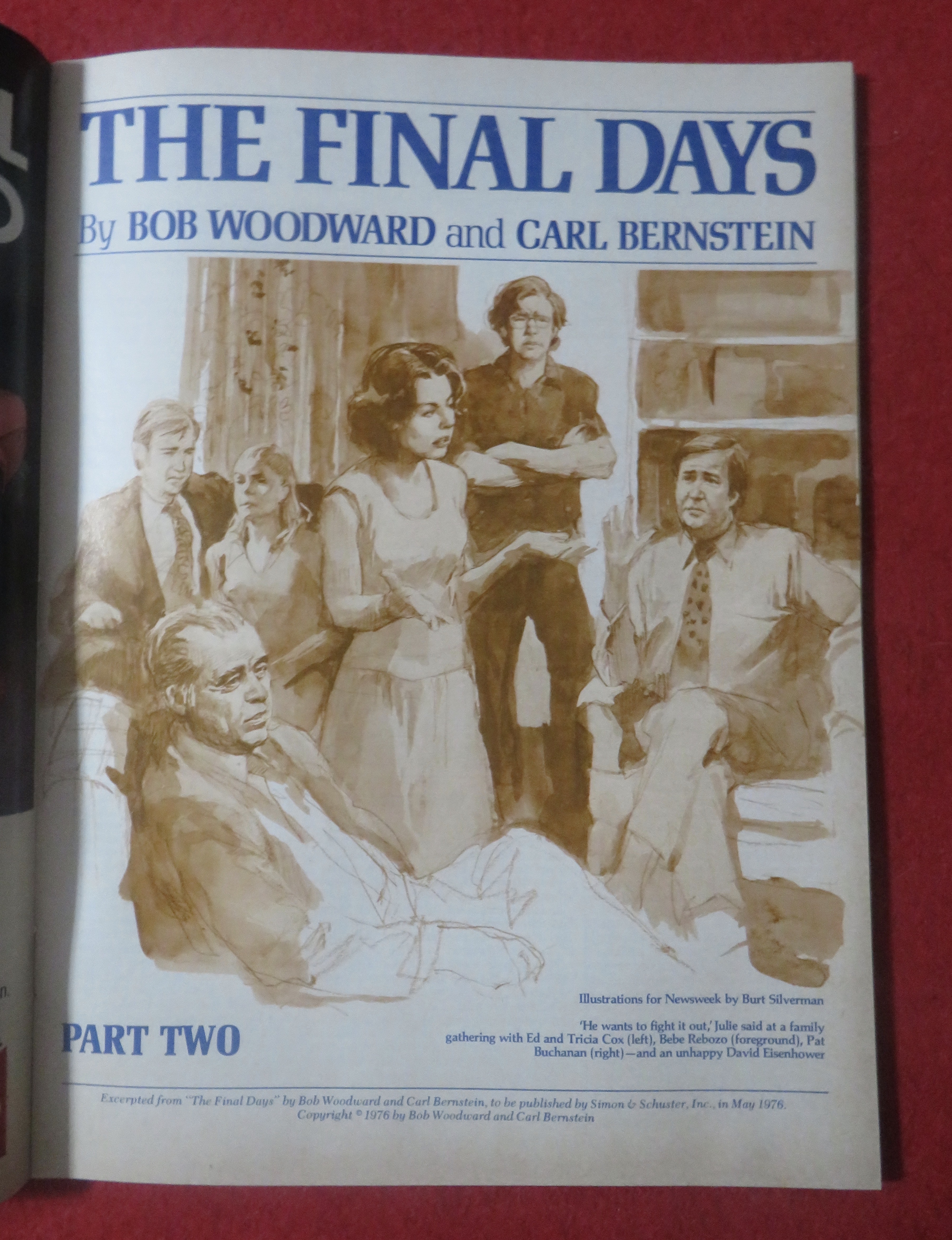 Newsweek Magazine April 12, 1976 Nixon's Final Days II