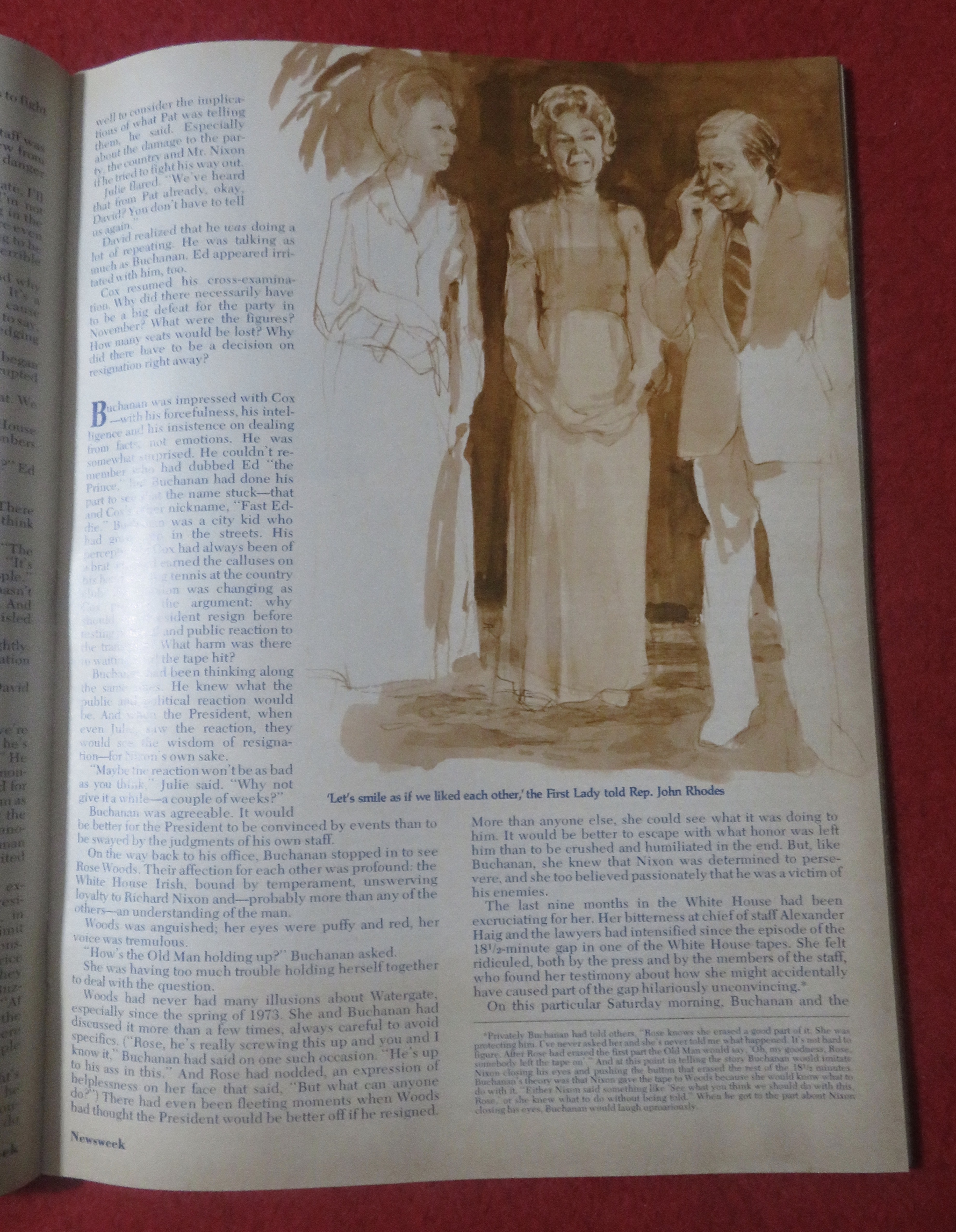 Newsweek Magazine April 12, 1976 Nixon's Final Days II