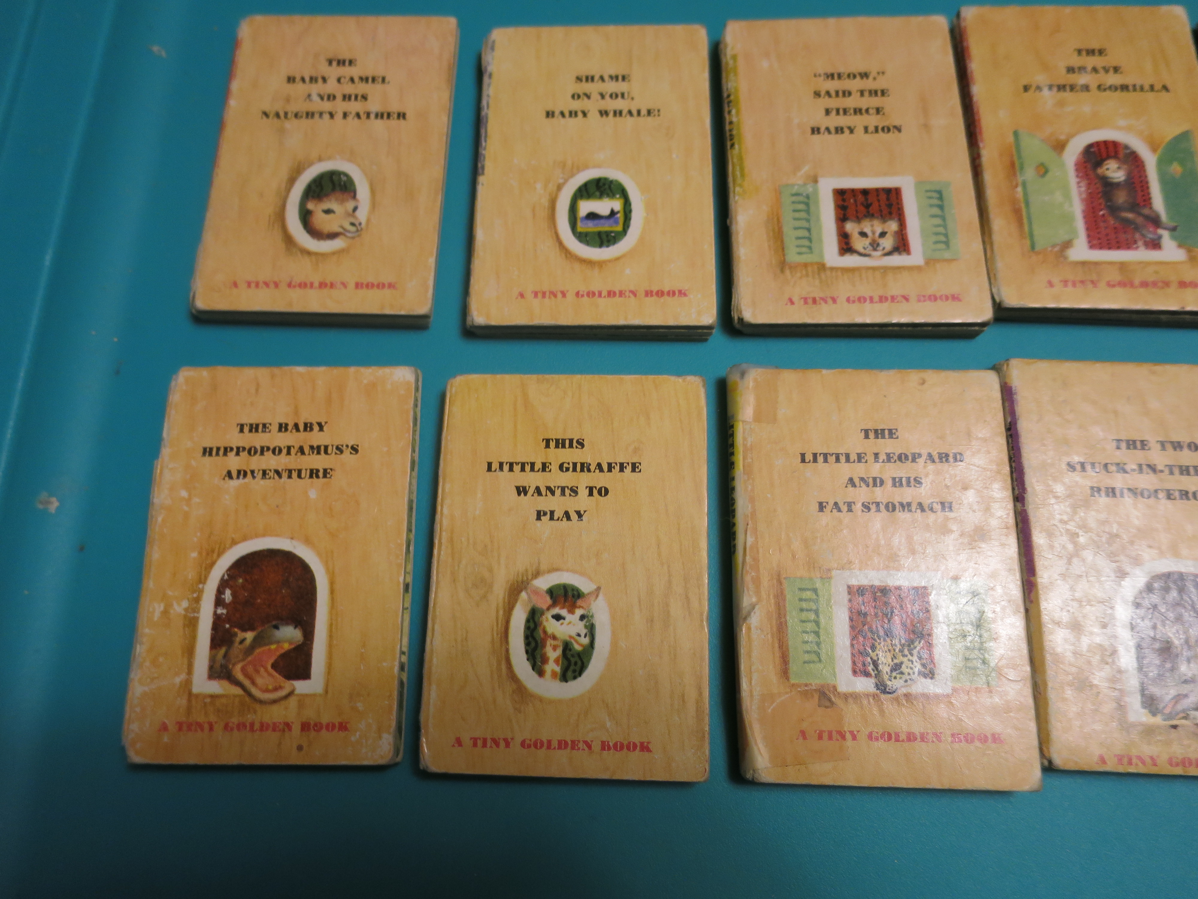 Tiny Golden Books Set of 11 1940's