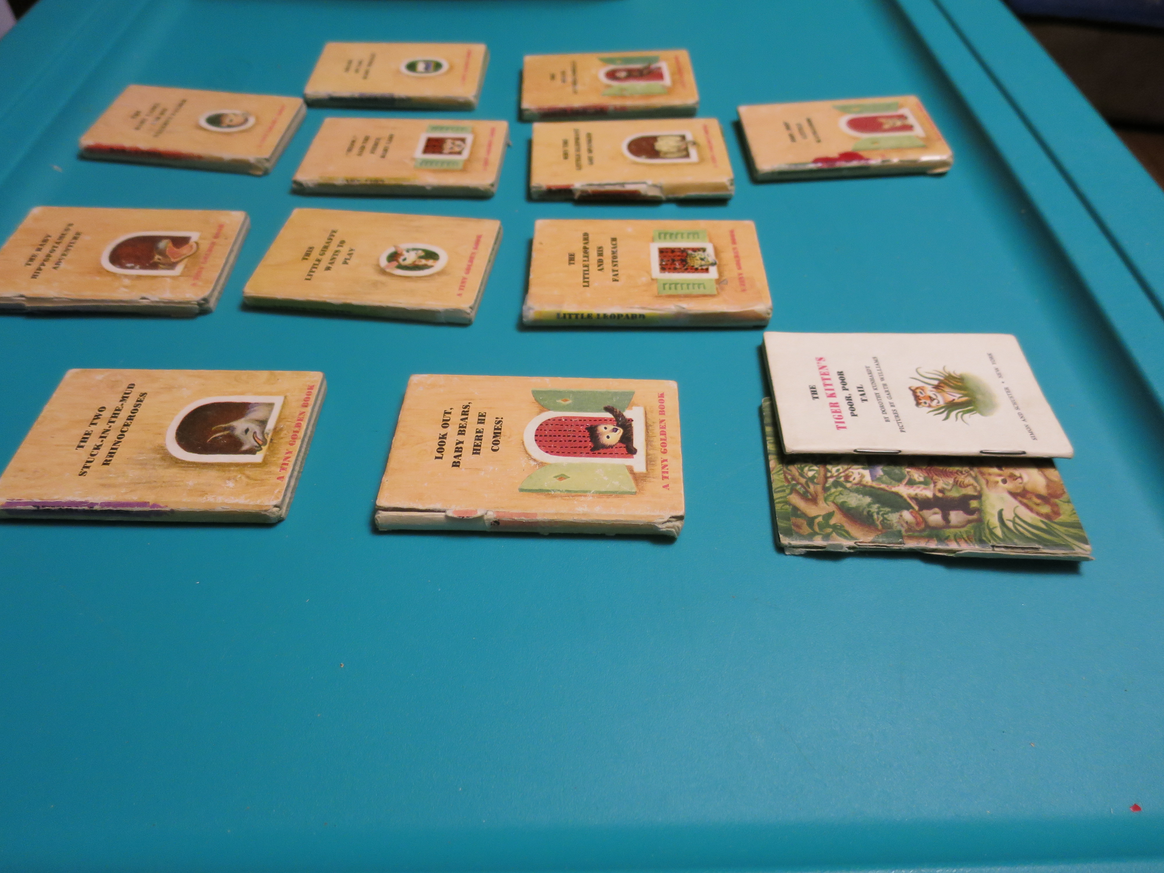 Tiny Golden Books Set of 11 1940's