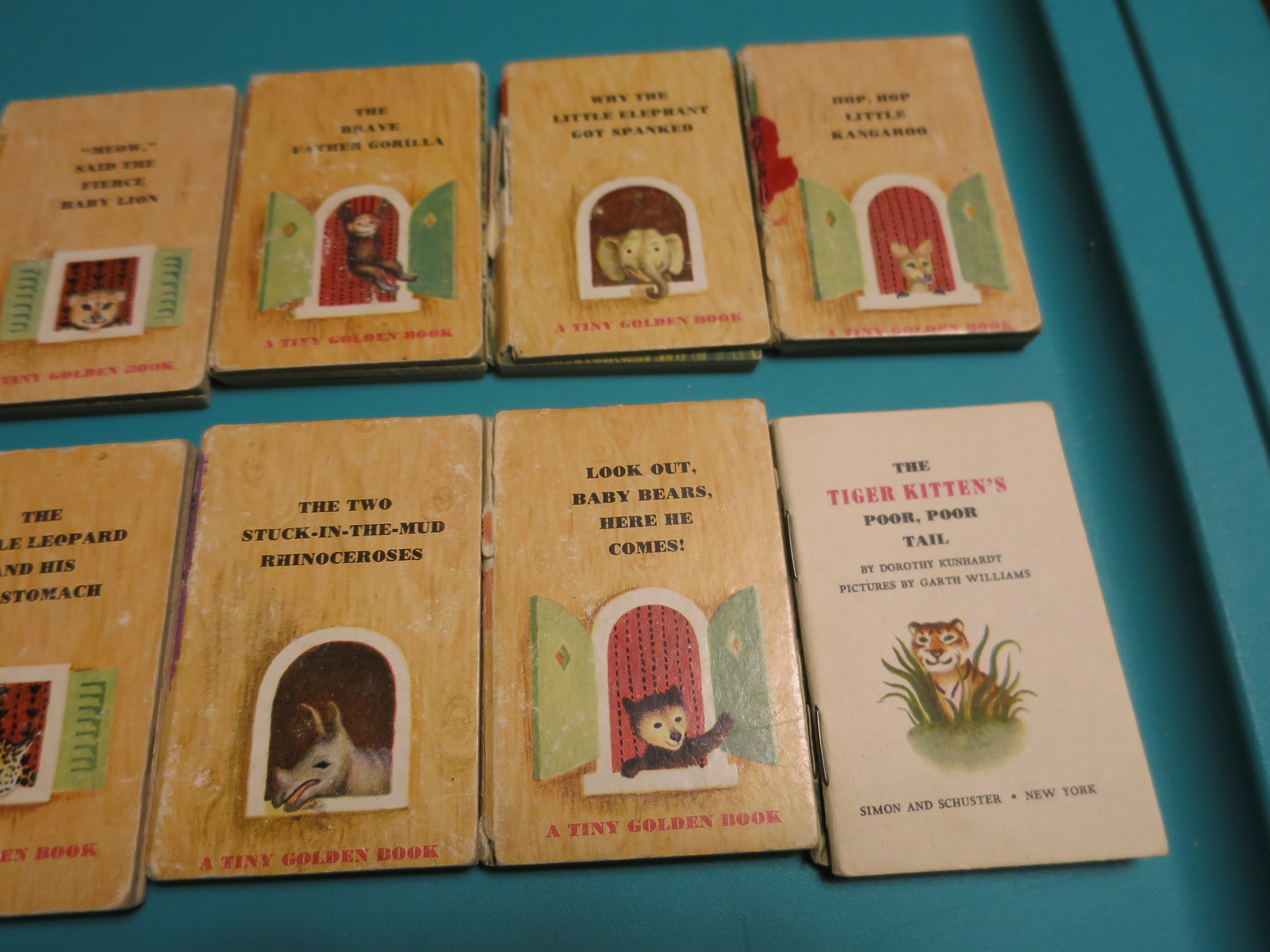 Tiny Golden Books Set of 11 1940's