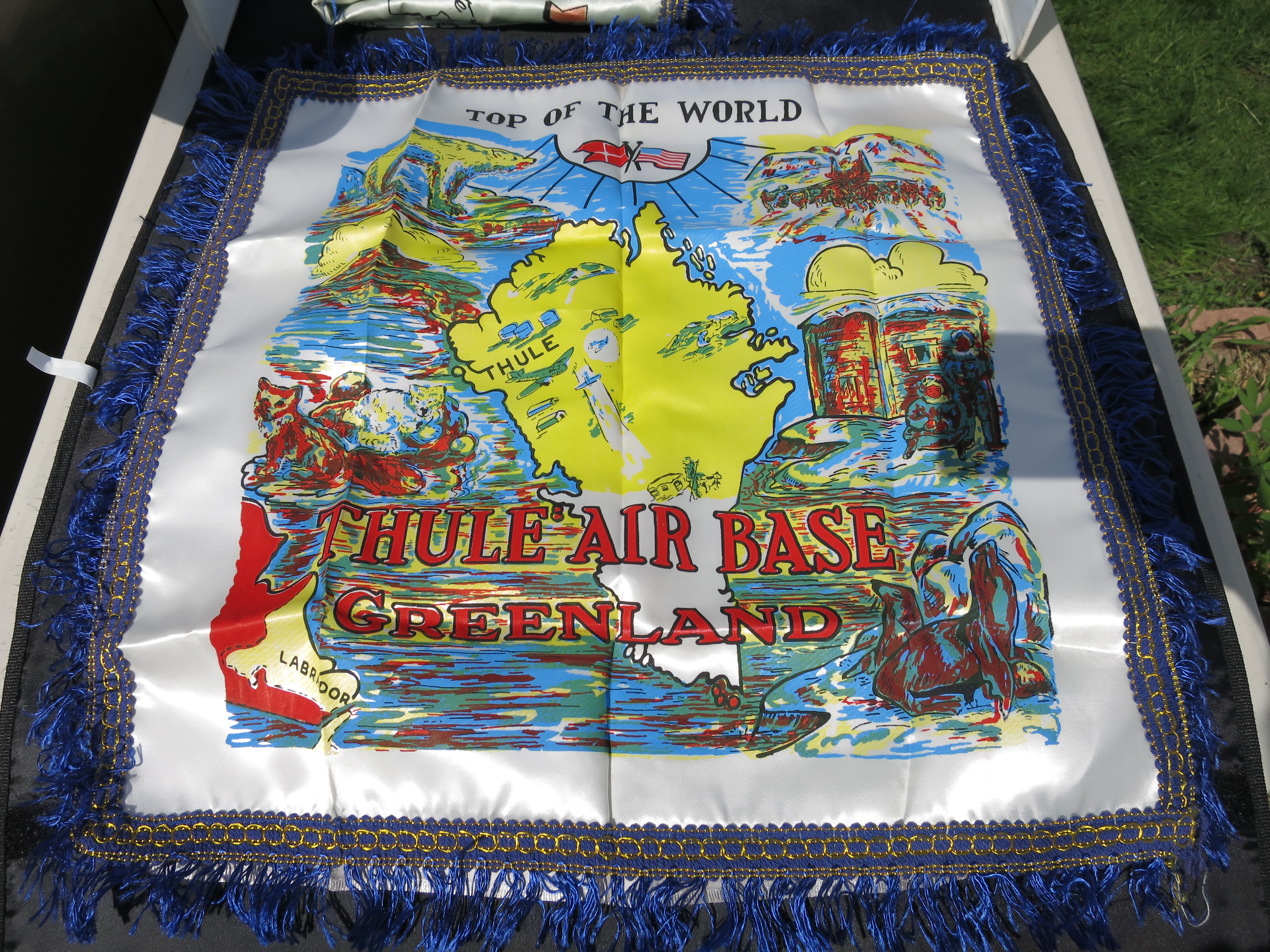 Thule Air Base Greenland Silk Pillow Case