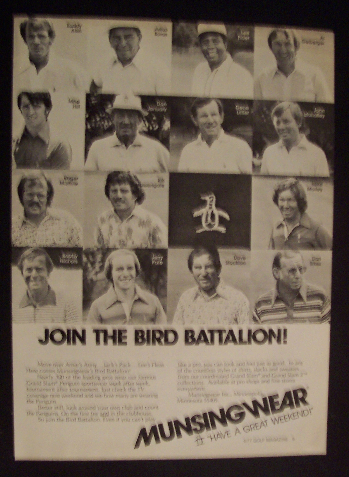 1977 Munsingwear with Bobby Nichols