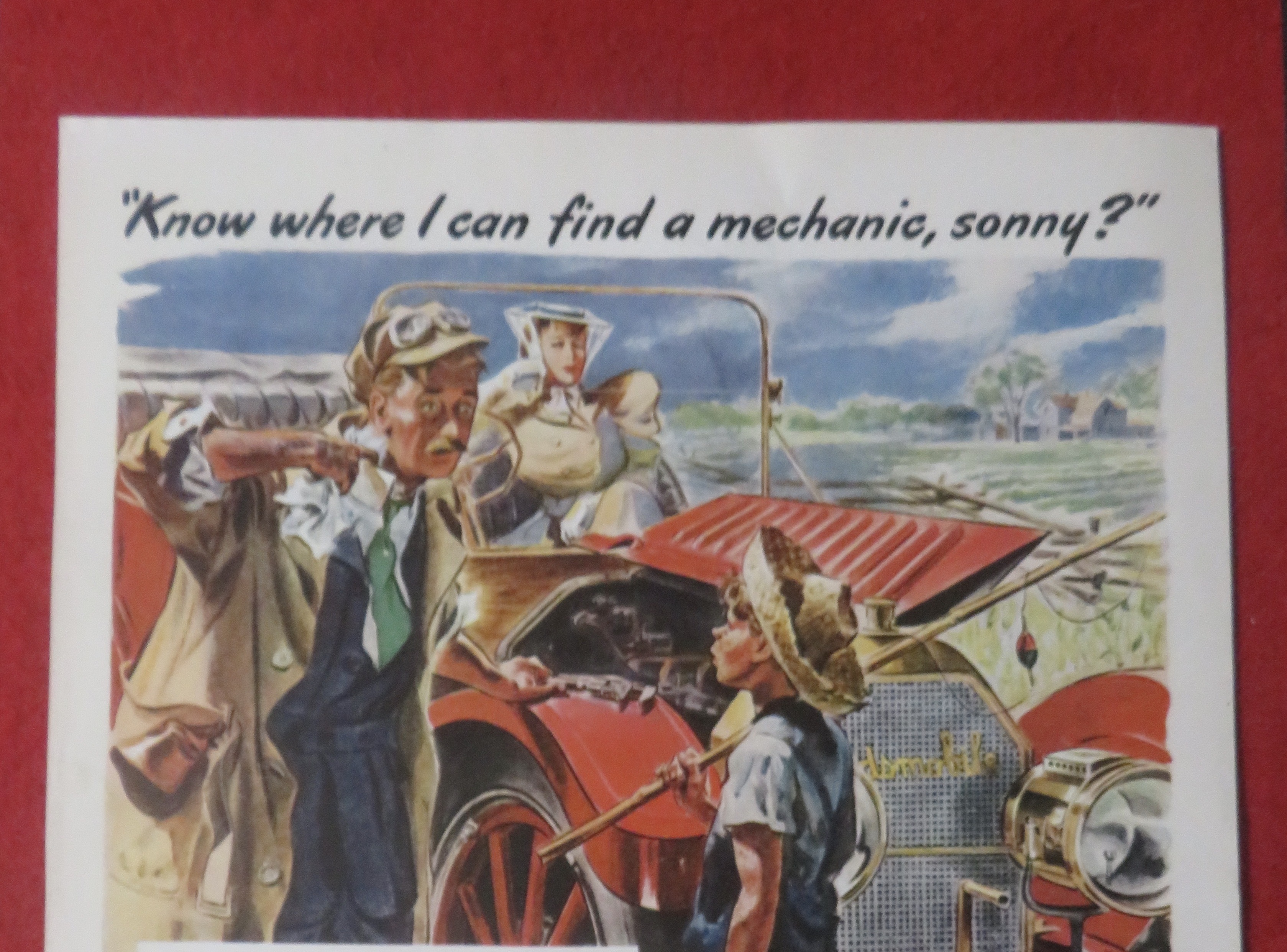 1948 Oldsmobile Automobile with Back In 1910