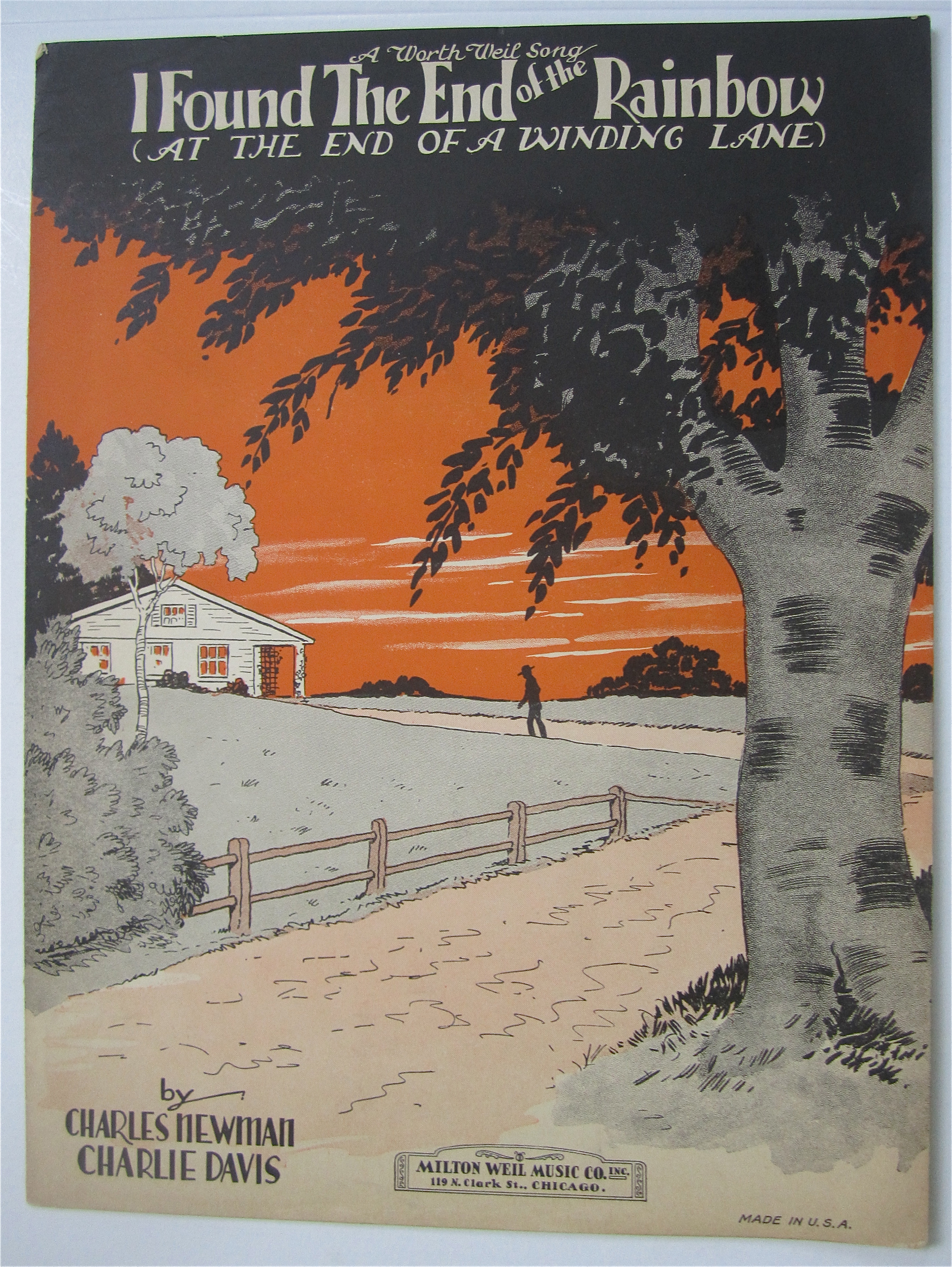 Sheet Music 1931 I Found The End Of The Rainbow