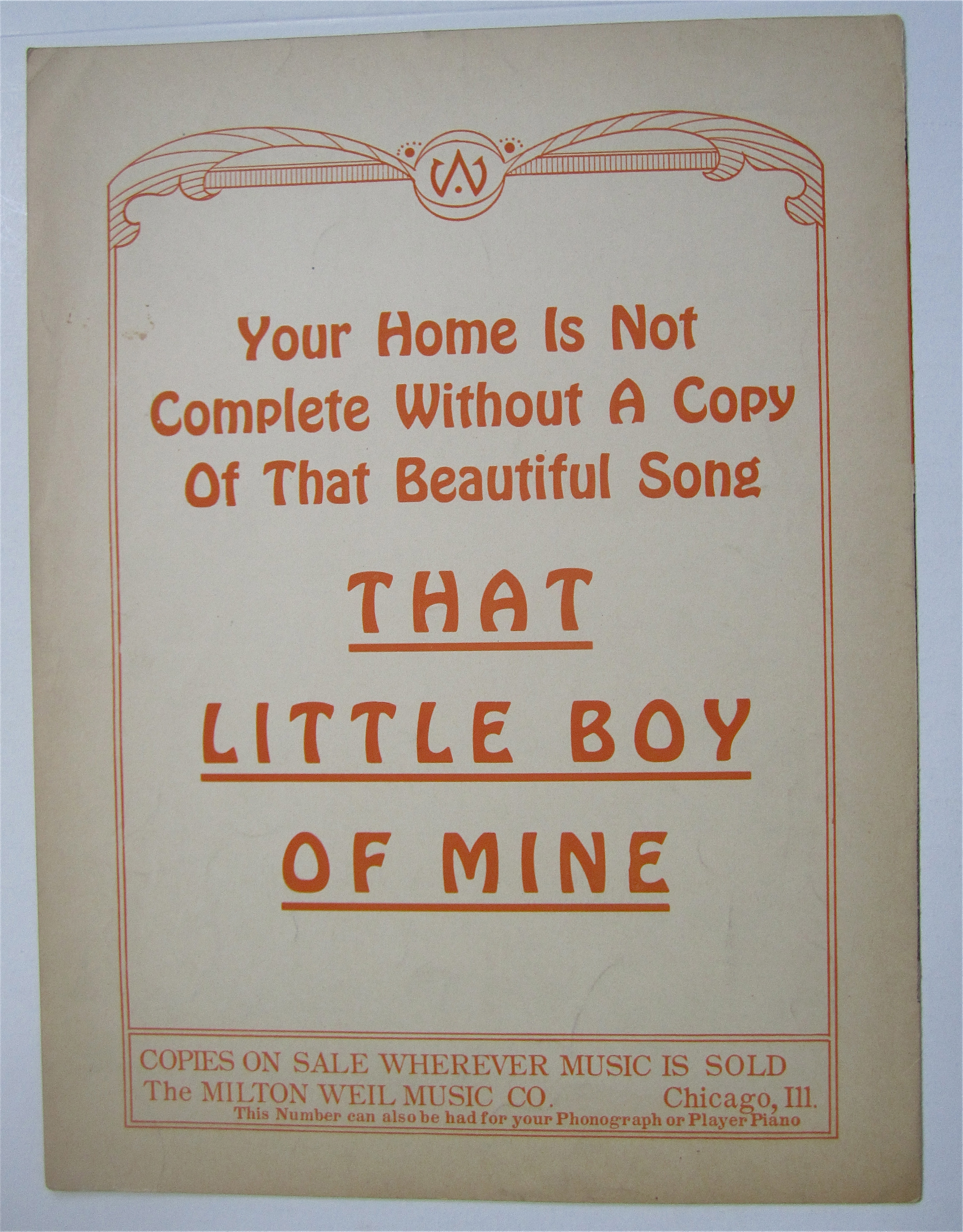 Sheet Music 1931 I Found The End Of The Rainbow