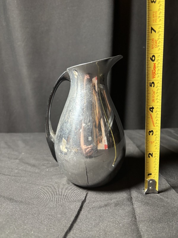 Spain Aluminum Metal Pitcher 6” Mid Century MCM Spanish MMM (ToteW)