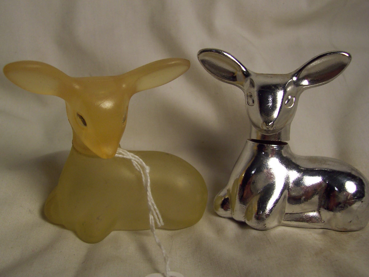 Avon Bottles Precious Doe and Silver Fawn