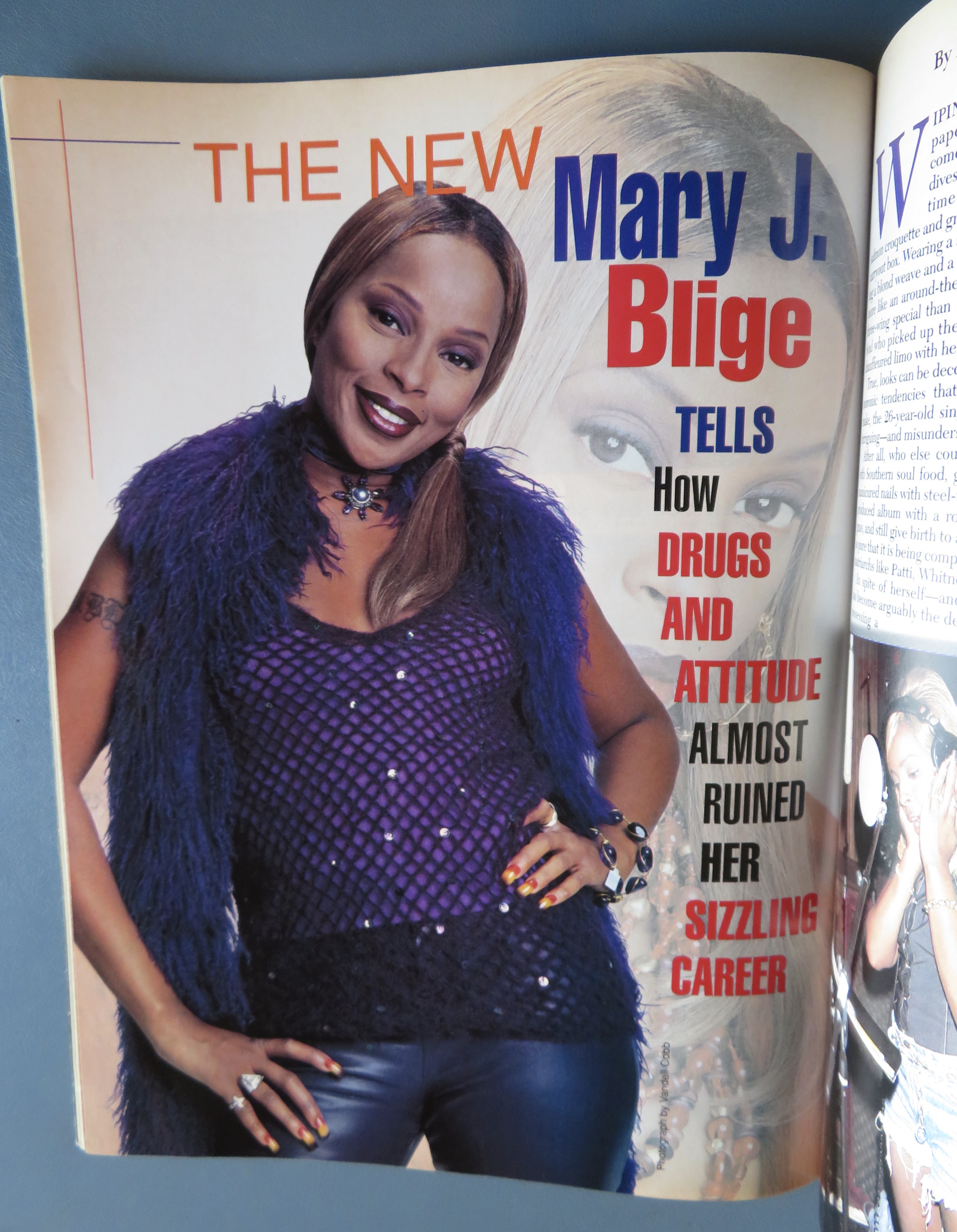 Ebony Magazine - January 1998 - Mary J. Blige