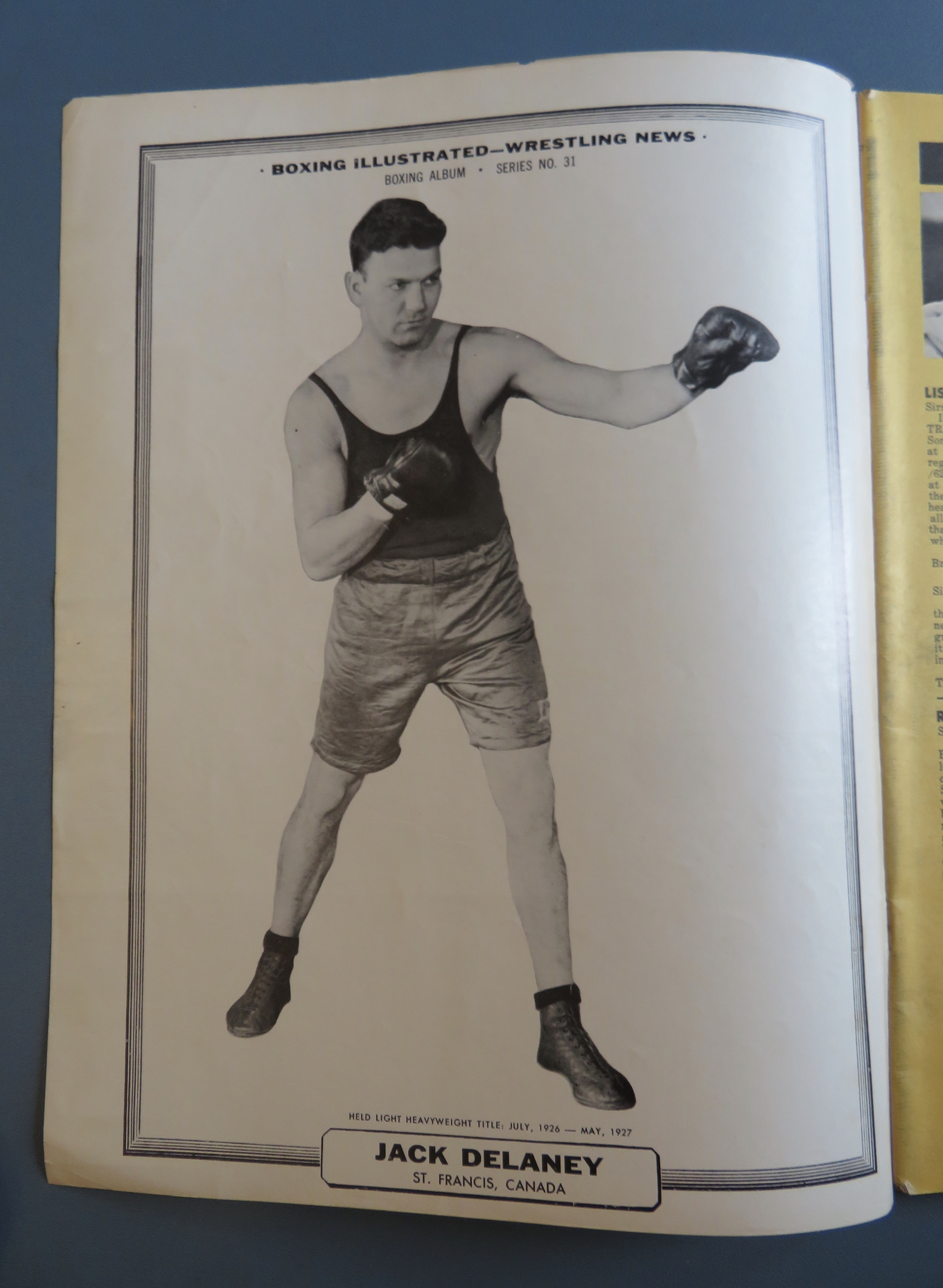 Boxing Illustrated Wrestling News Magazine April 1962