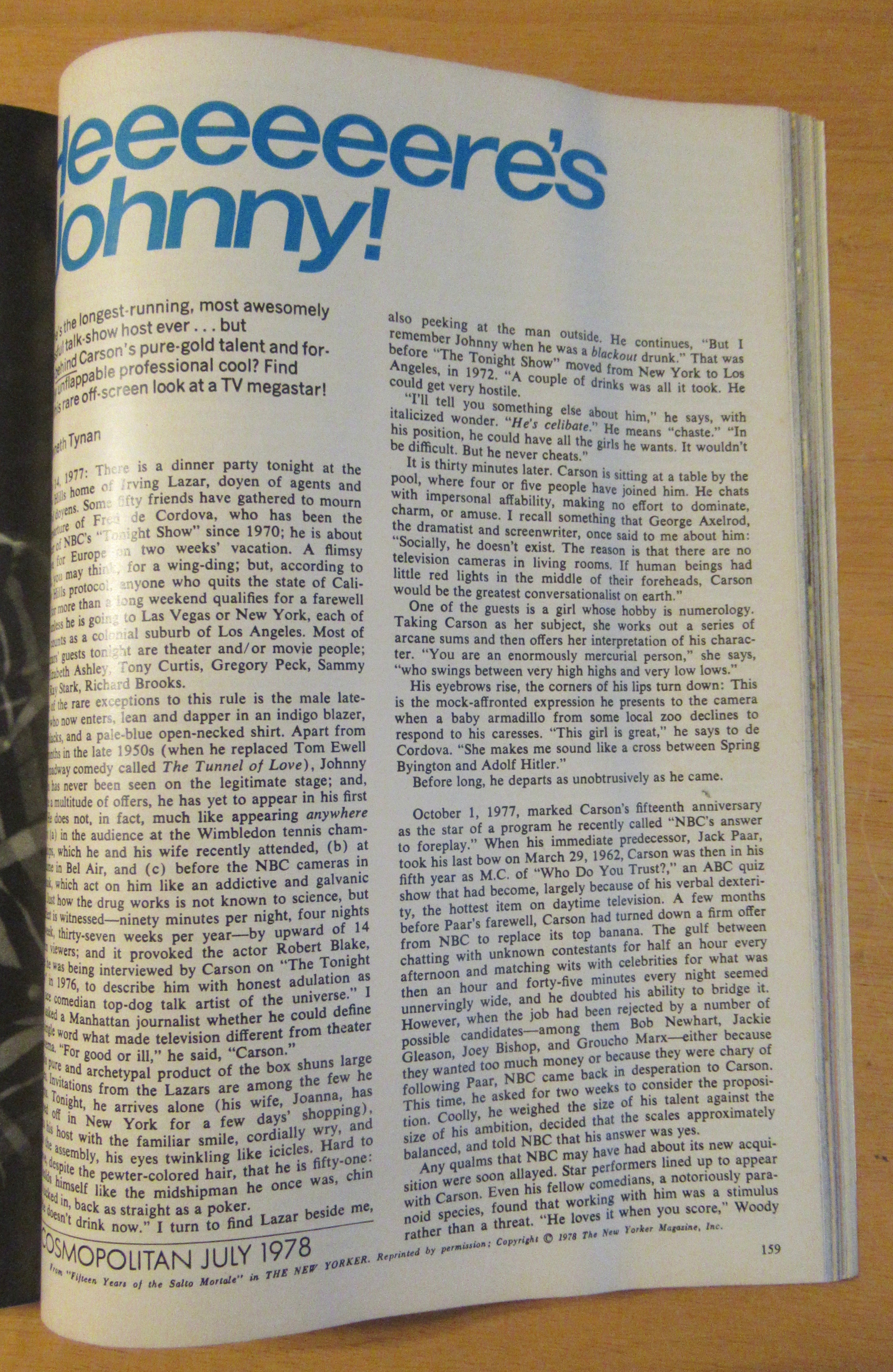 Cosmopolitan Magazine July 1978 Kim Basinger