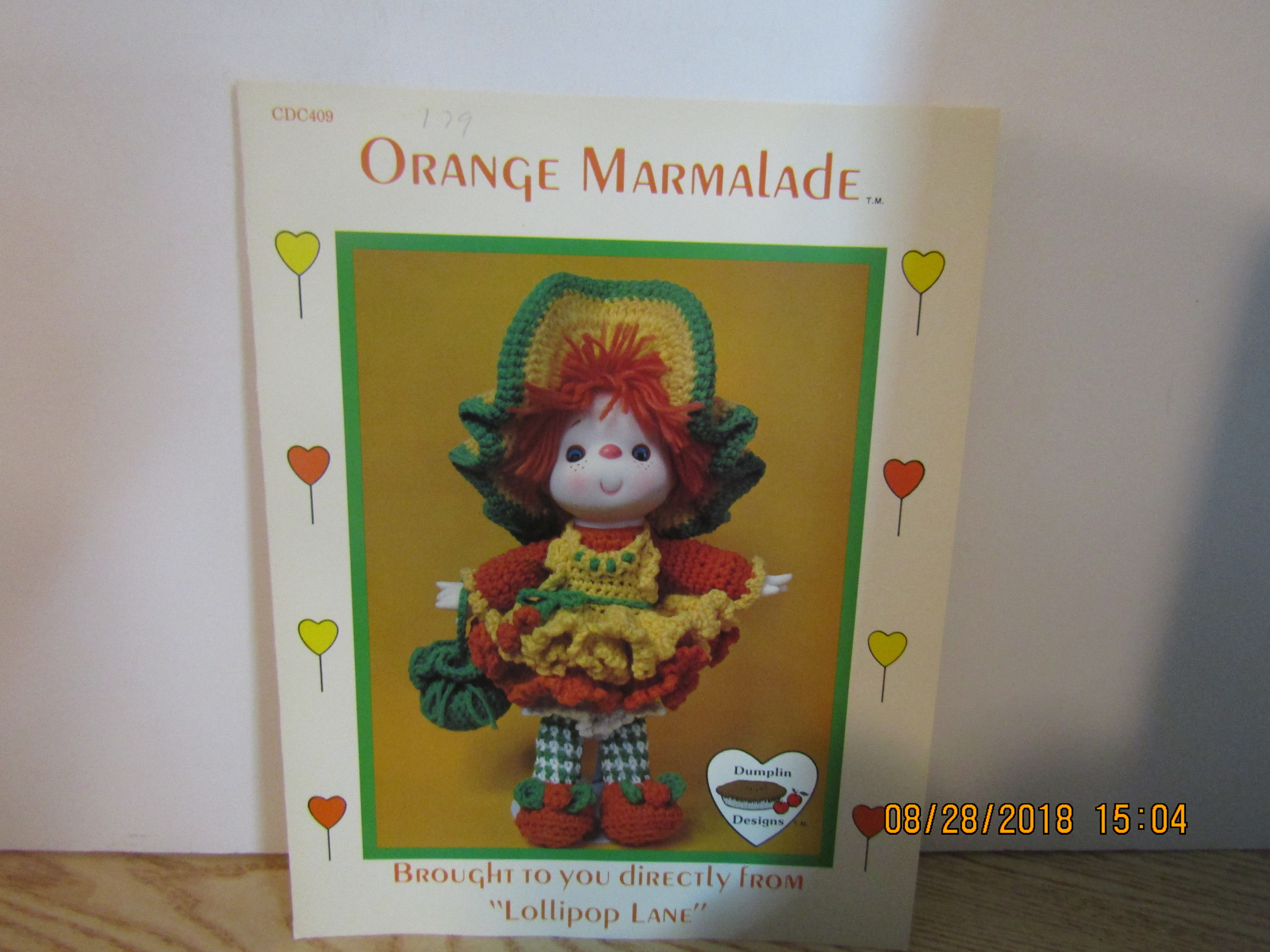 Dumplin Design Lollipop Lane Orange Marmalade #409