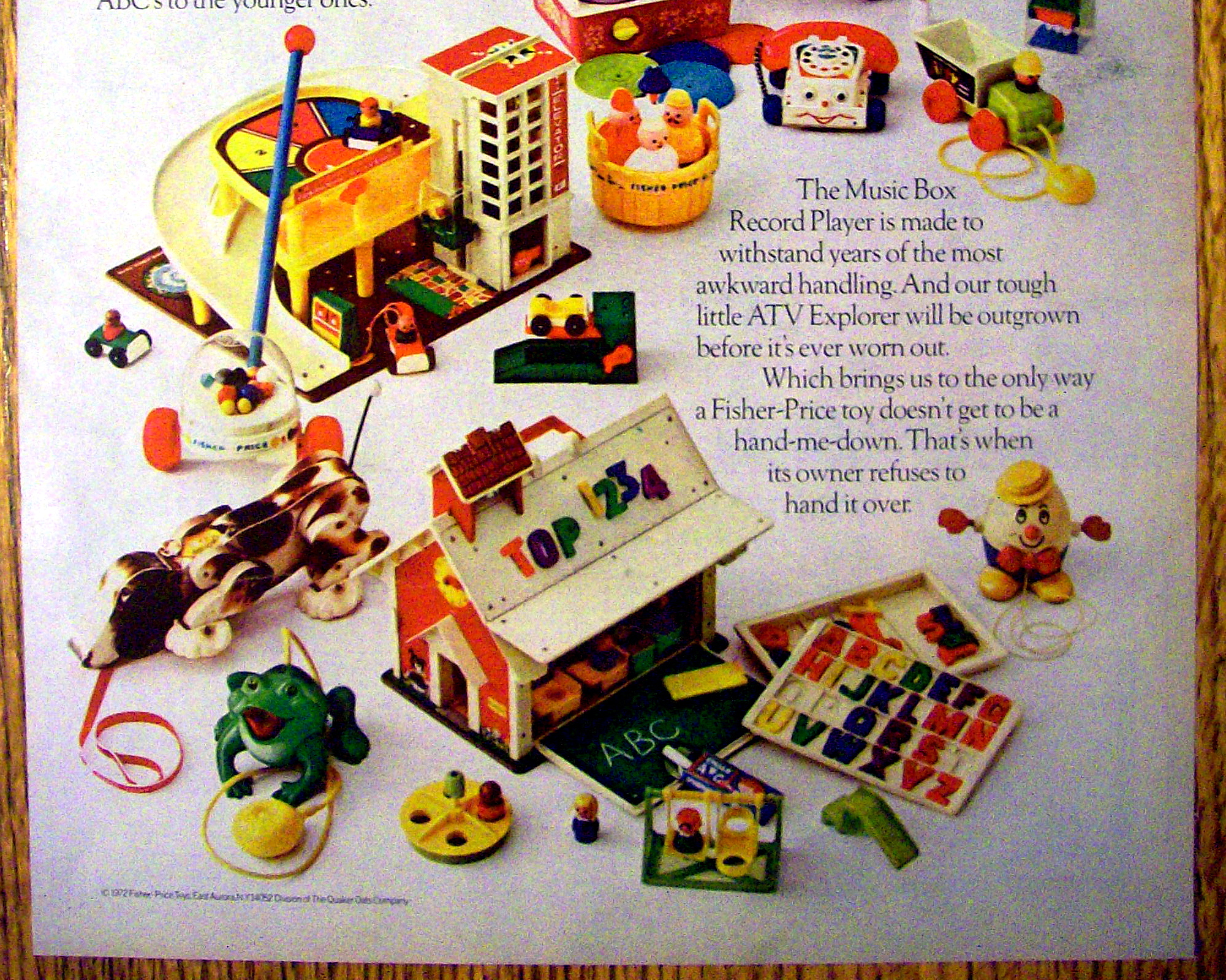 1972 Fisher Price Toys with Play Family School & More