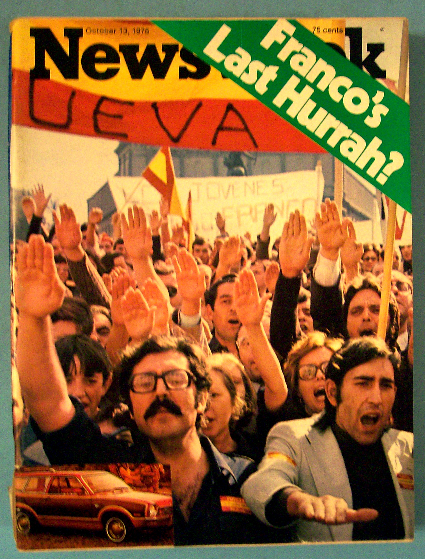 Newsweek Magazine-October 13, 1975-Franco's Last Hurrah