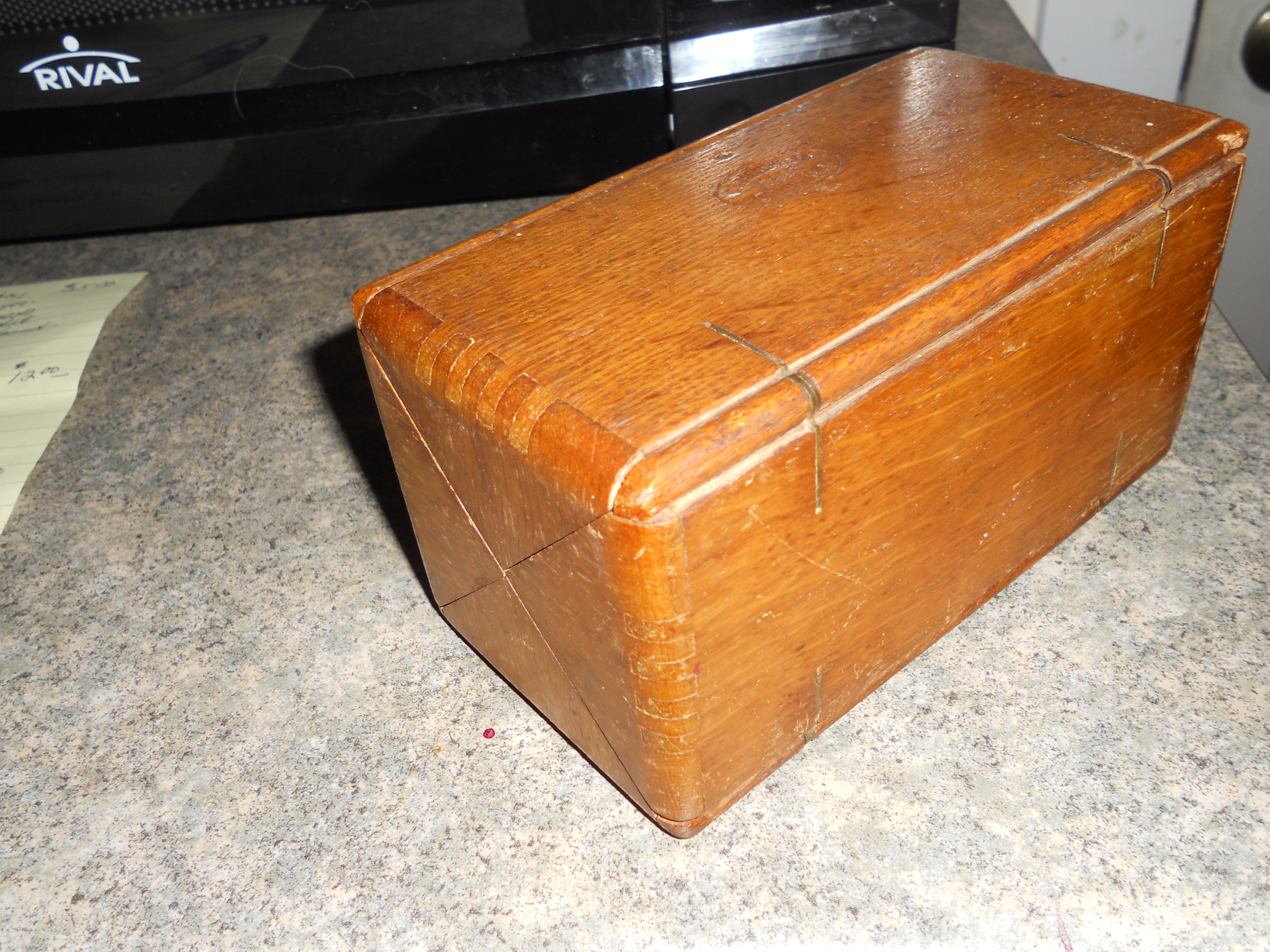 Sewing Machine Attachment Wooden Folding Box