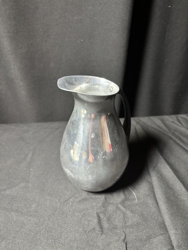 Spain Aluminum Metal Pitcher 6” Mid Century MCM Spanish MMM (ToteW)