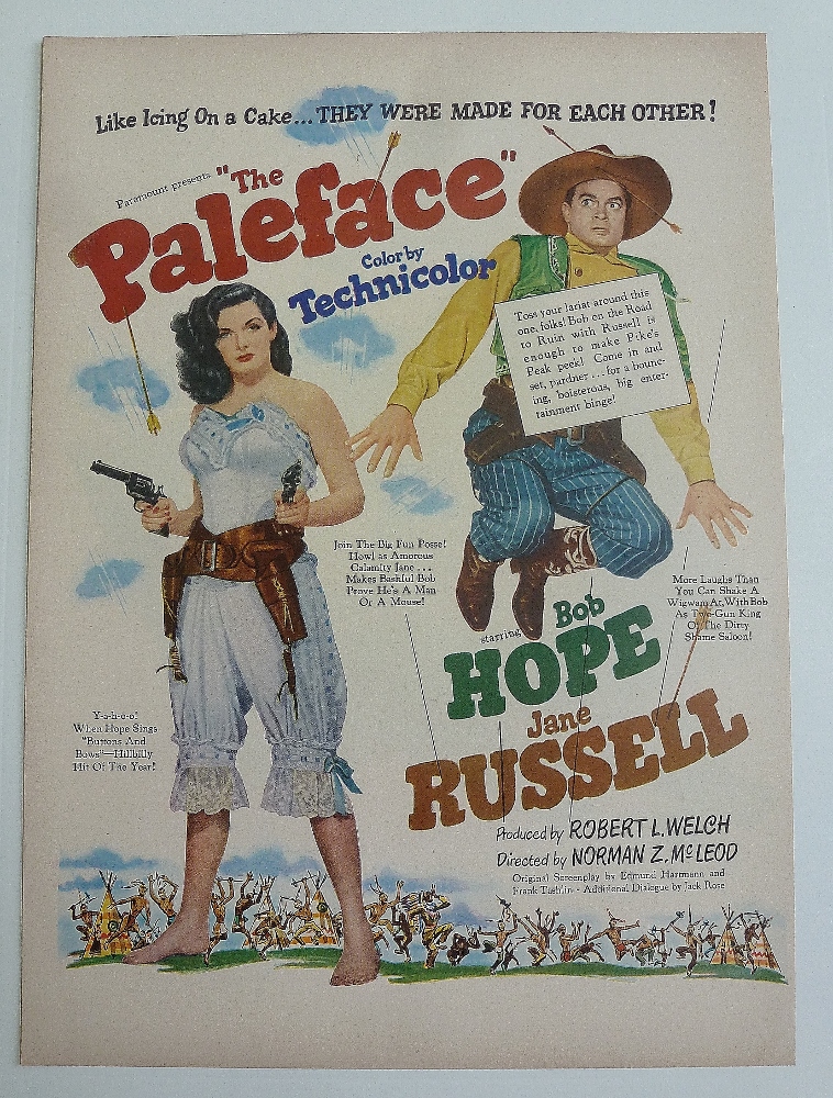 1948 The Paleface With Jane Russell & Bob Hope