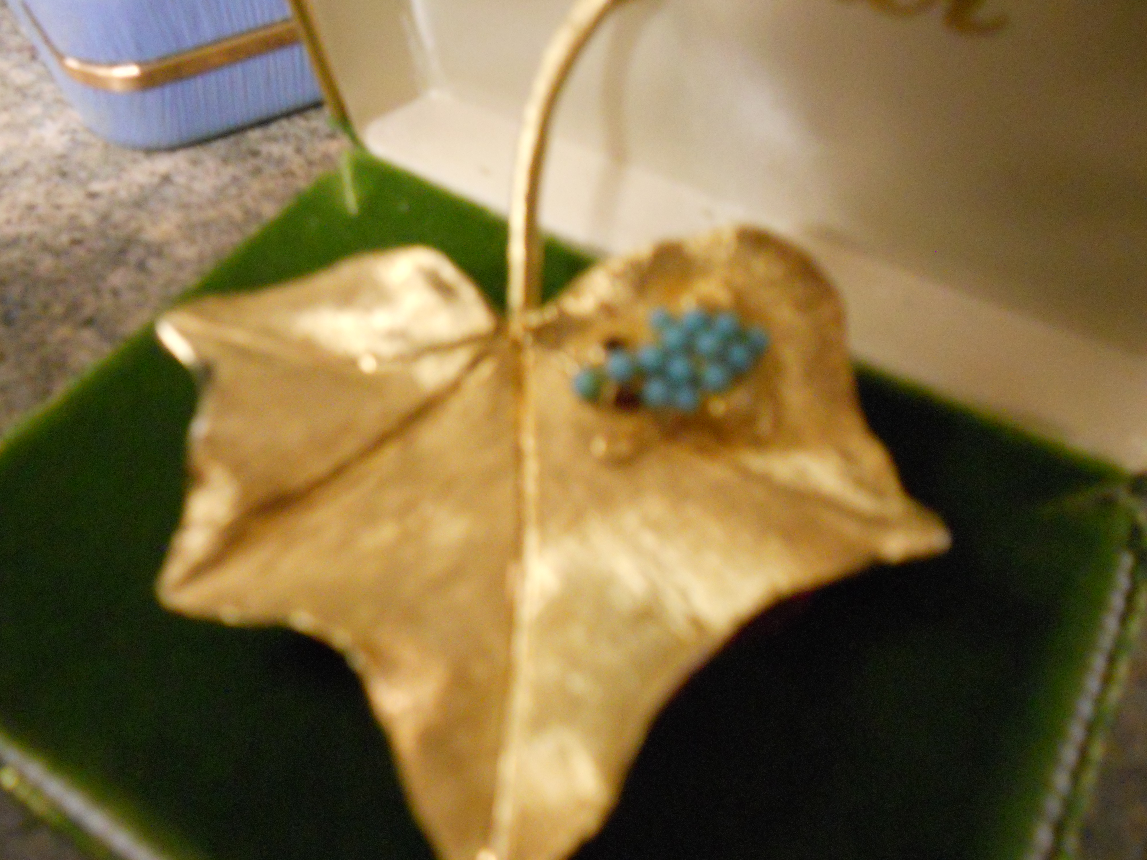 C'ledo Maple Leaf Frog Pin 1962 artist signed