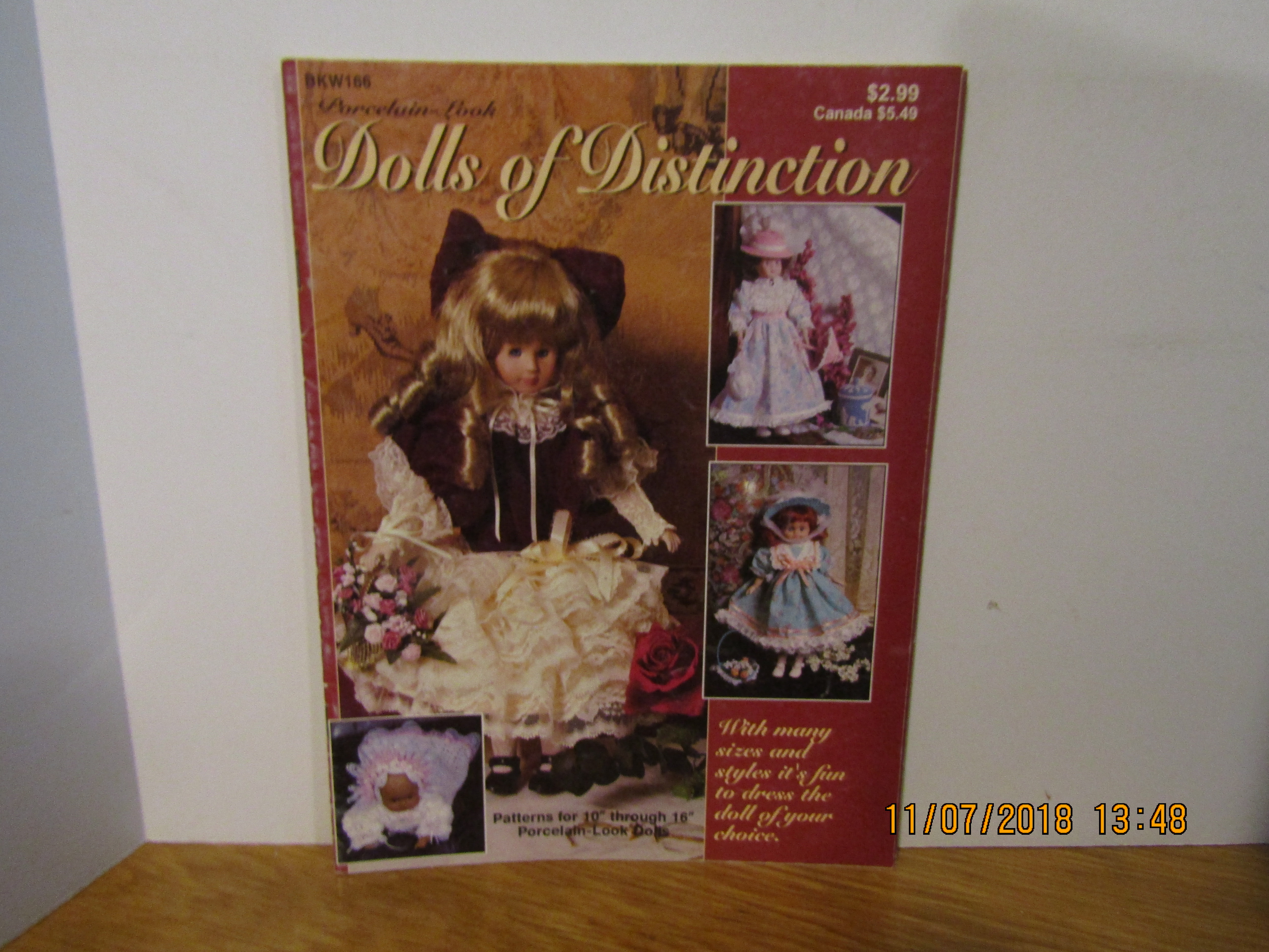 Wang Craft Book Dolls  Of Distinction #166