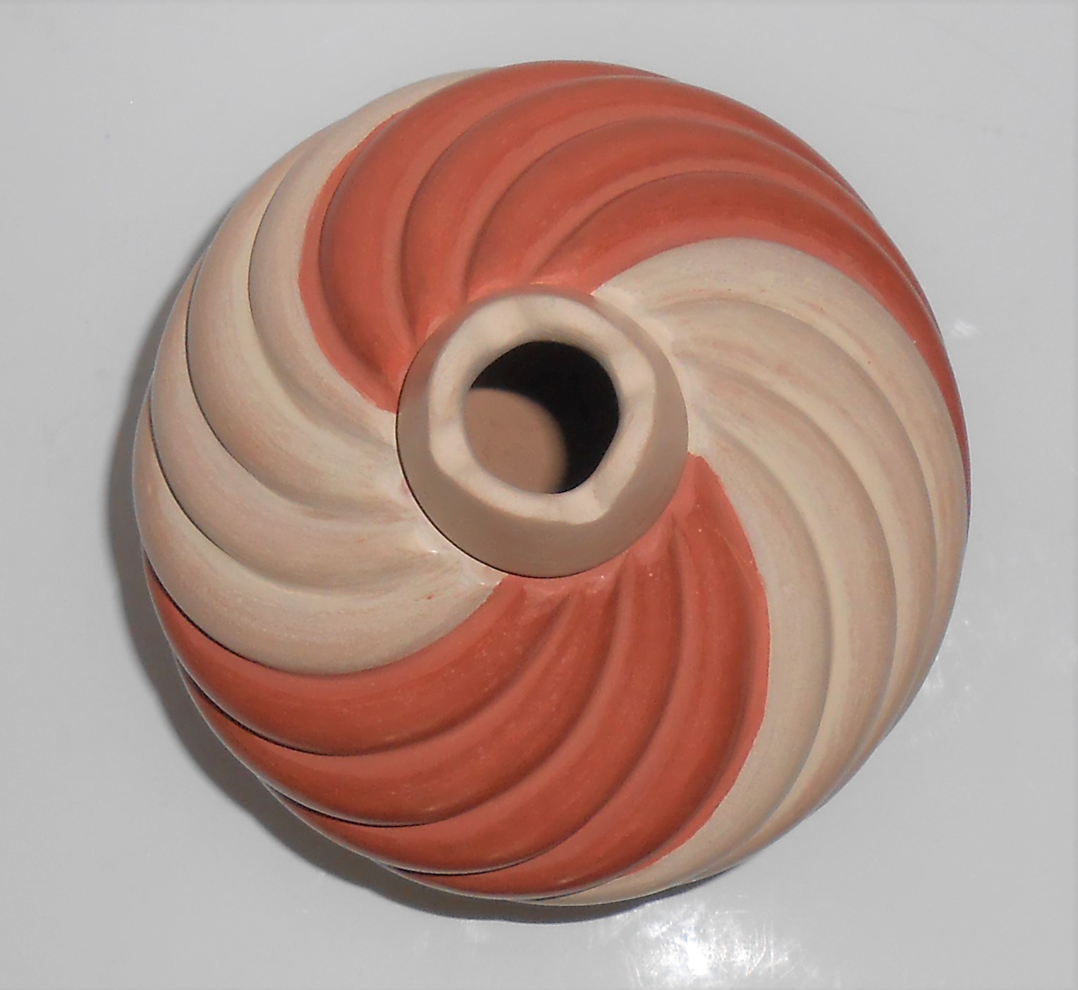 Marcella Yepa Jemez Pueblo Hand Coiled Bulbous Vase