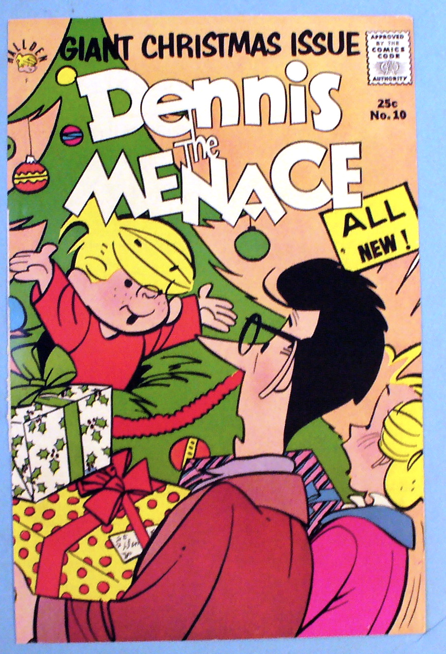 Dennis the Menace #10-1961 Comic Cover-Dennis At Xmas