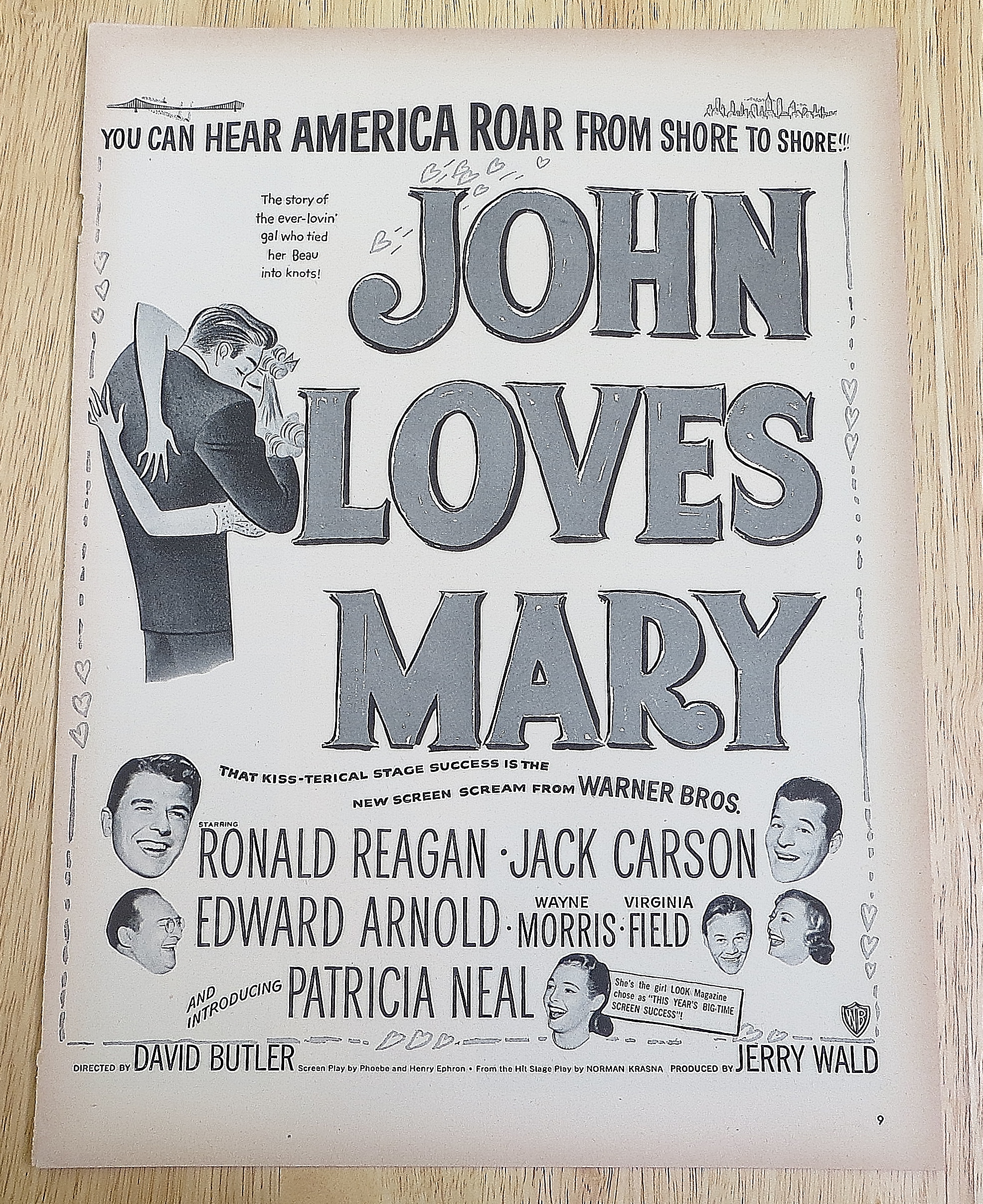 1949 John Loves Mary With Ronald Reagan