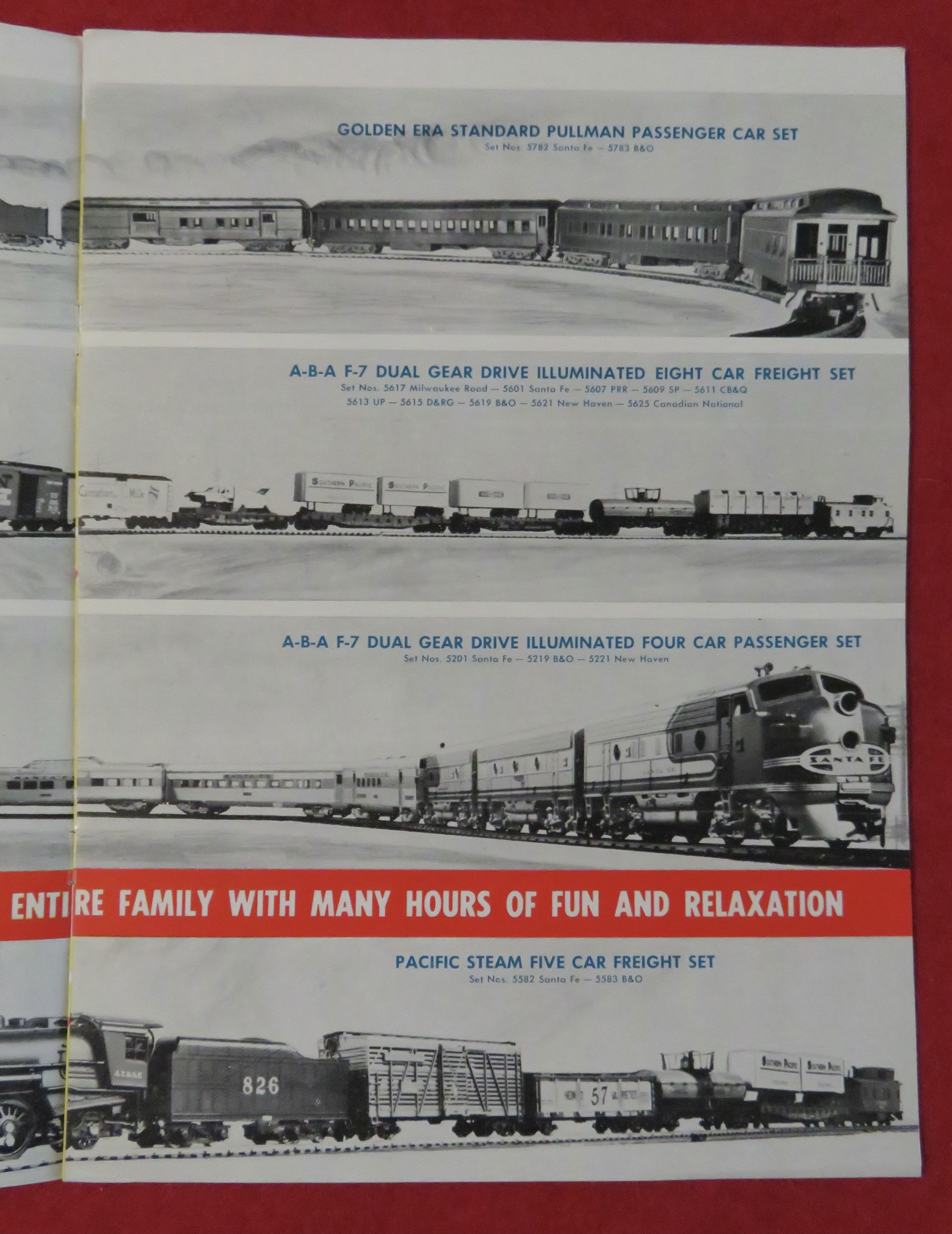 Athearn Model Railroad Train Catalog 1960's